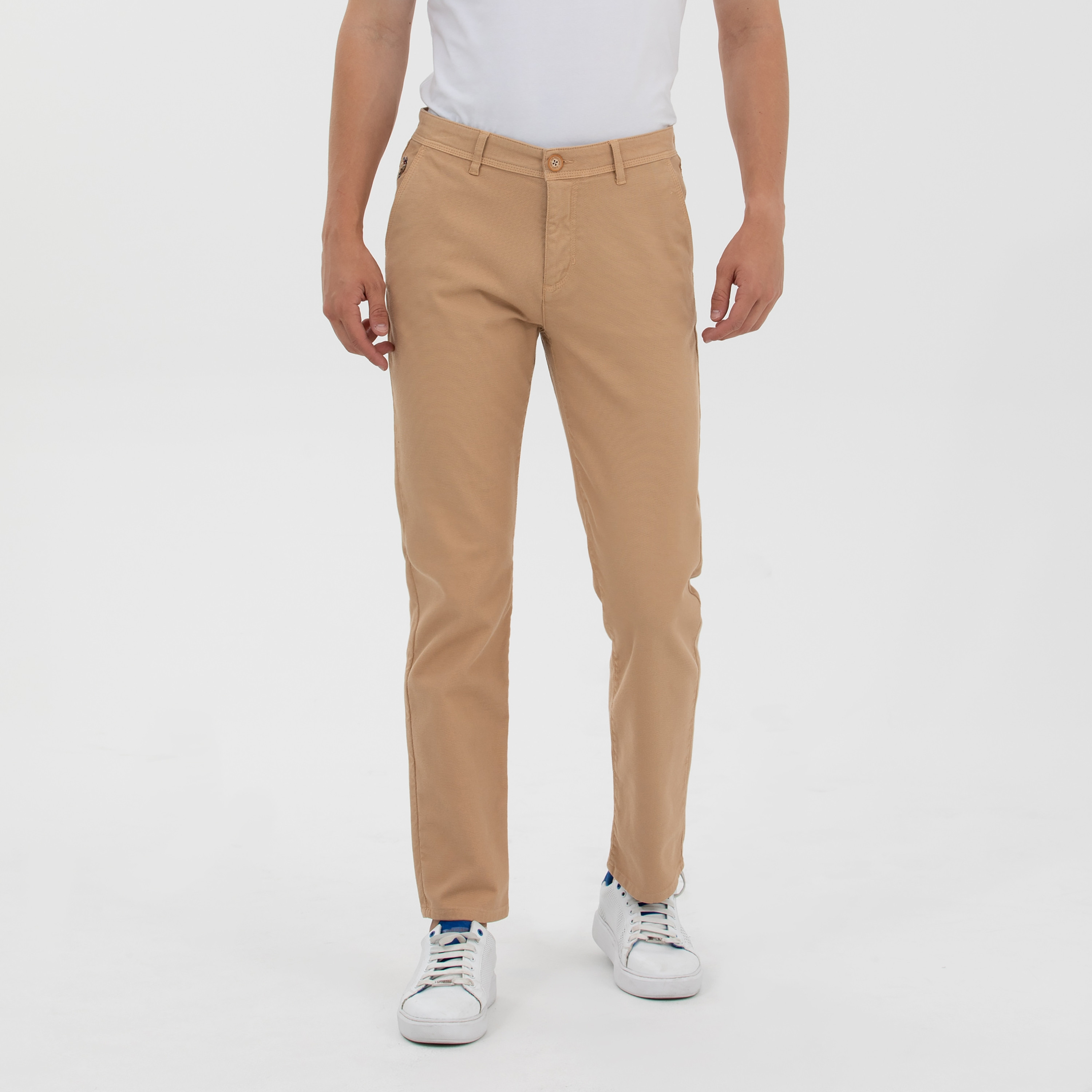  تشينوز من يو اس بولو اسن ذو منقوش بخصر متوسط مع مرتفع وجيب-men-clothing-bottoms-trousersandchinos-chinos-image-5