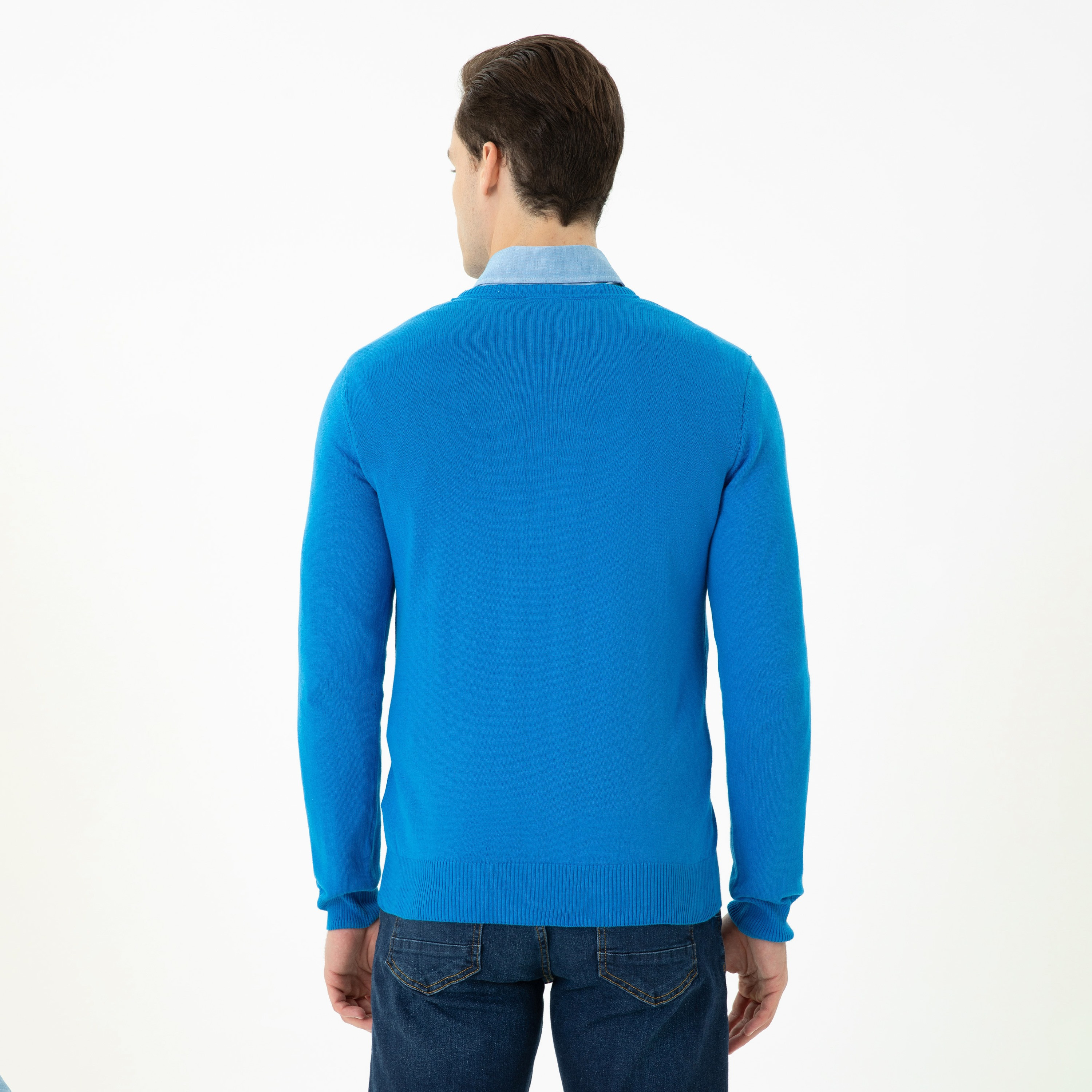 U.S. Polo Assn Knitted V-Neck Long Sleeves Jumper-men-clothing-sweatersandpullovers-image-4