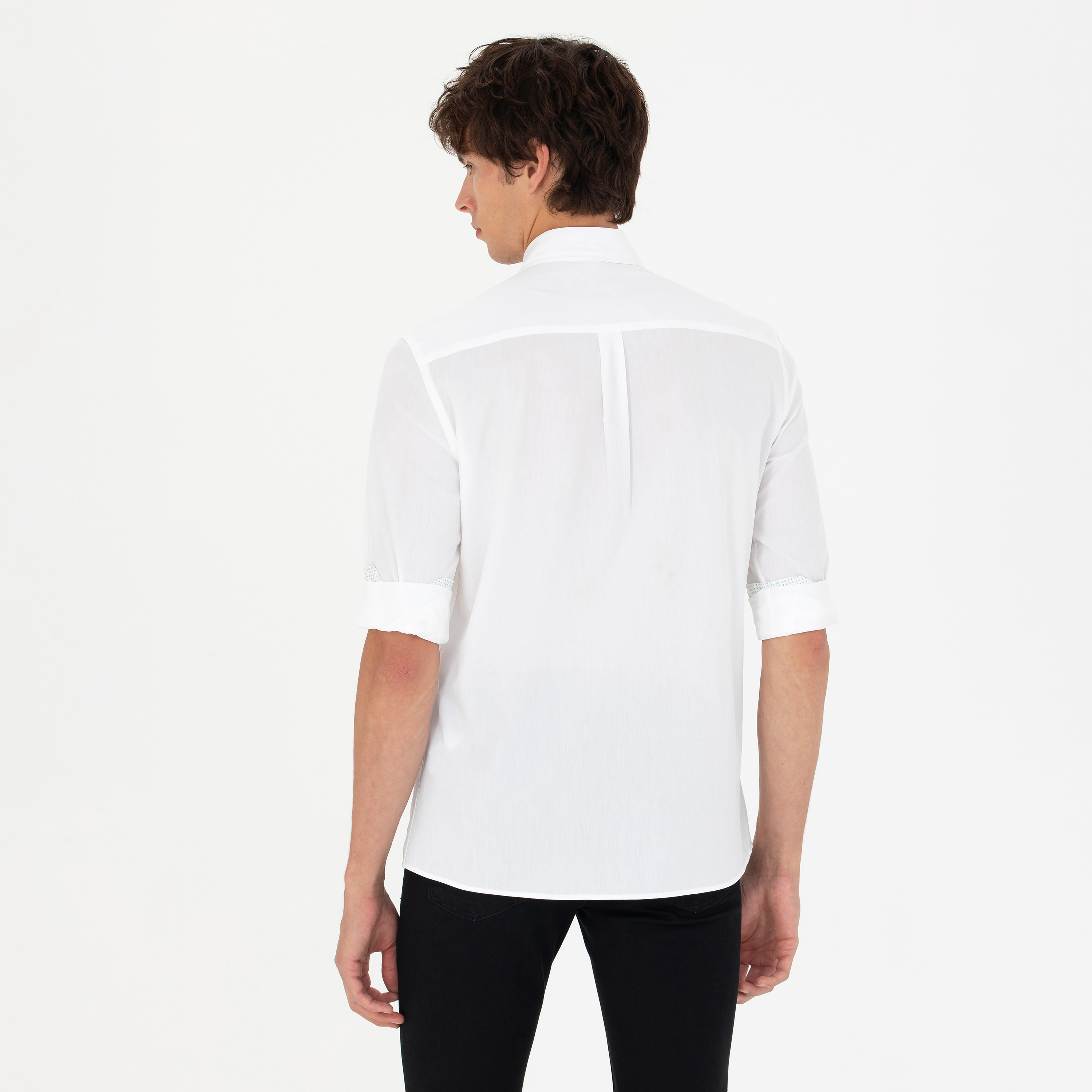 U.S. Polo Assn Logo Button Down Collar Long Sleeves Shirt-men-clothing-shirts-image-4