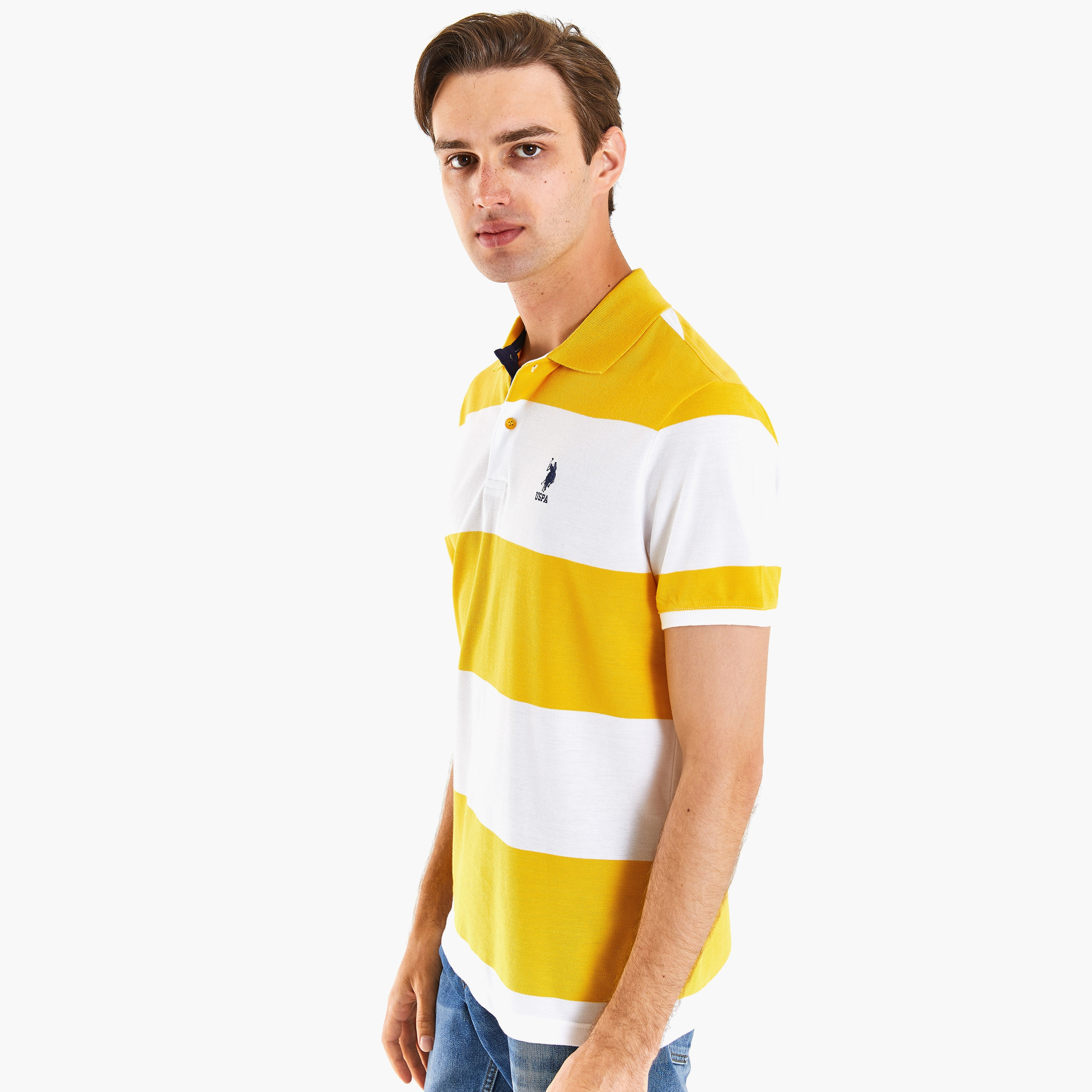 قميص بولو بأكمام قصيرة بكتلة ألوان أمريكية-men-clothing-tshirtsandpolos-polos-image-5