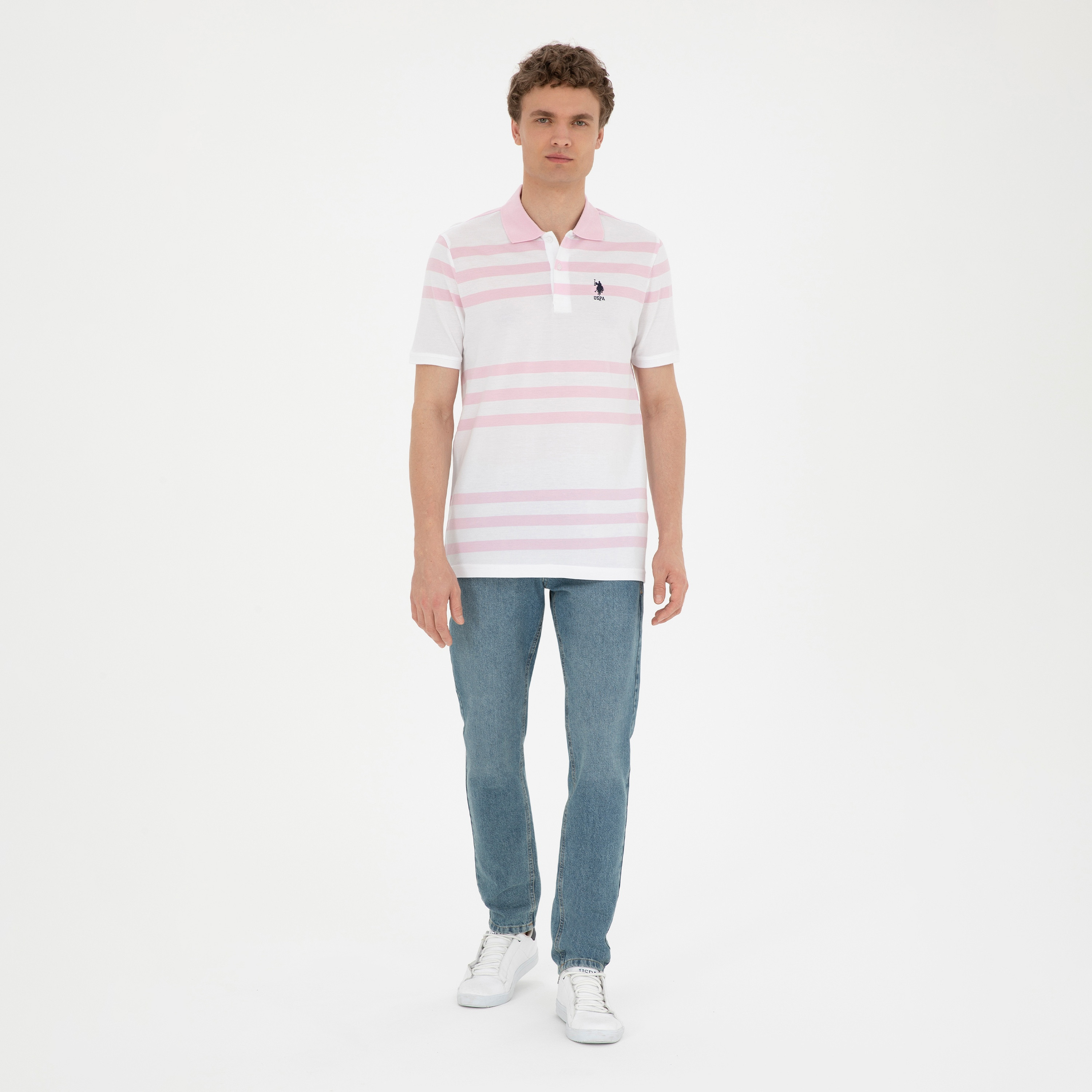 U.S.Polo'Assn Stripes Collared Short Sleeves Polo T-Shirt-men-clothing-tshirtsandpolos-polos-image-10