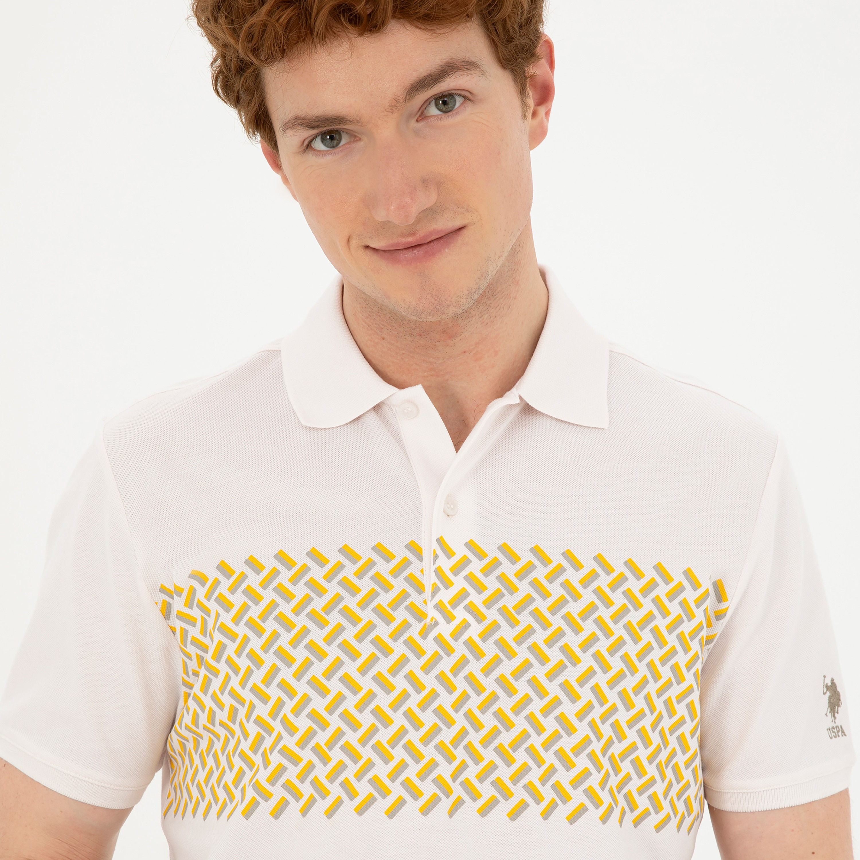 U.S.Polo'Assn Printed Collared Short Sleeves Polo T-Shirt-men-clothing-tshirtsandpolos-polos-image-3