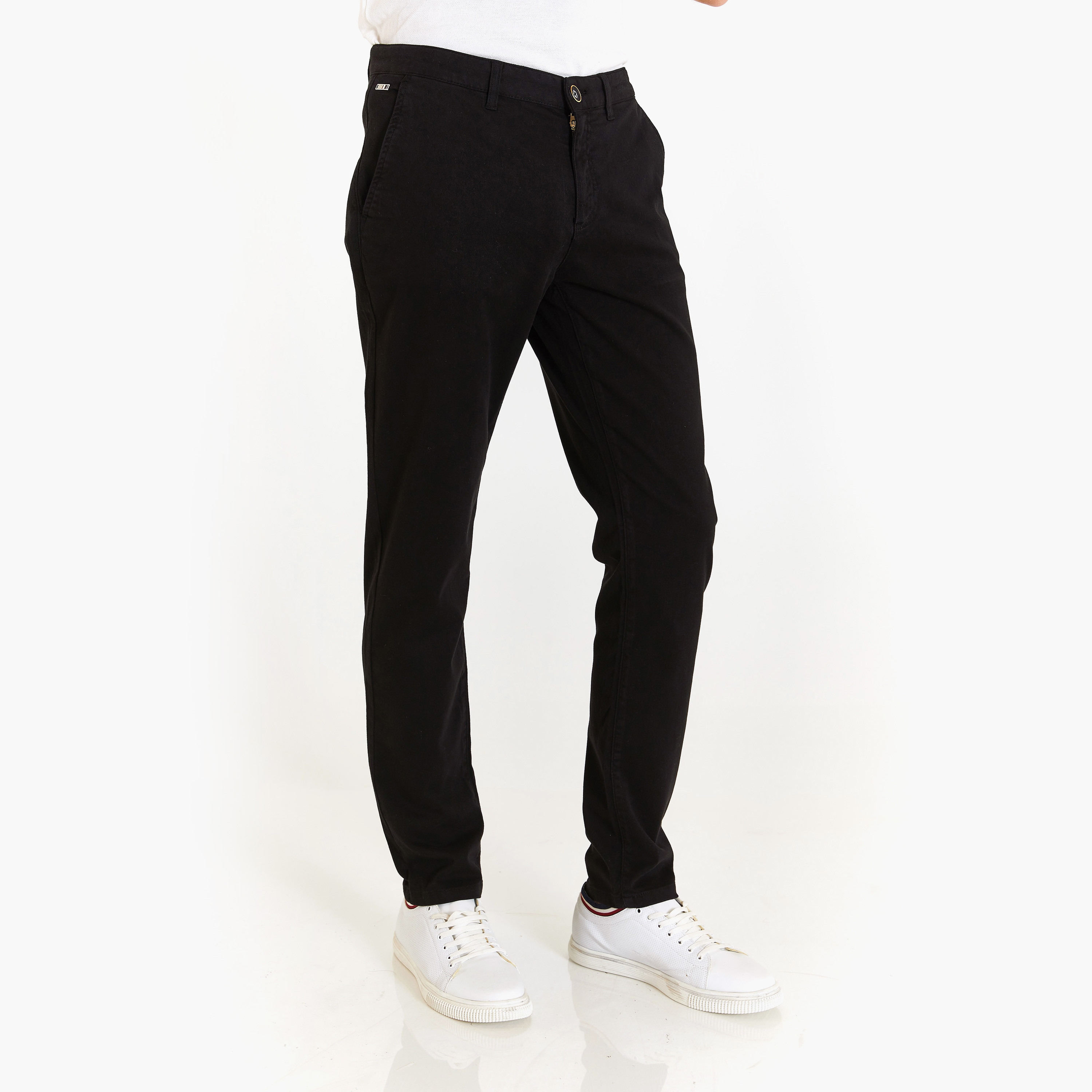 بنطال تشينو متوسط الارتفاع بتصميم U.S.S.Polo'Assn Slim Fit 4 pockets-men-clothing-bottoms-trousersandchinos-chinos-image-2