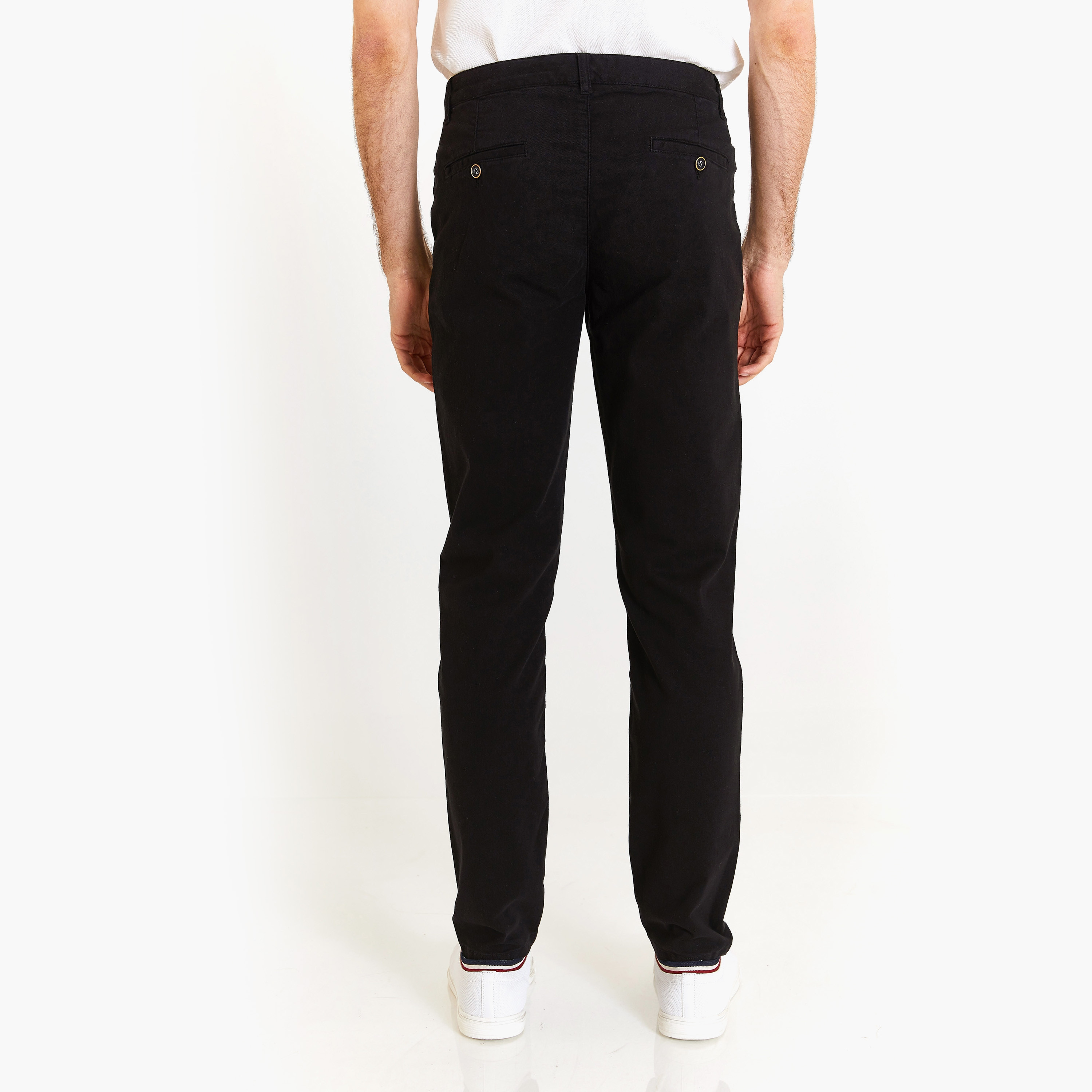 بنطال تشينو متوسط الارتفاع بتصميم U.S.S.Polo'Assn Slim Fit 4 pockets-men-clothing-bottoms-trousersandchinos-chinos-image-3