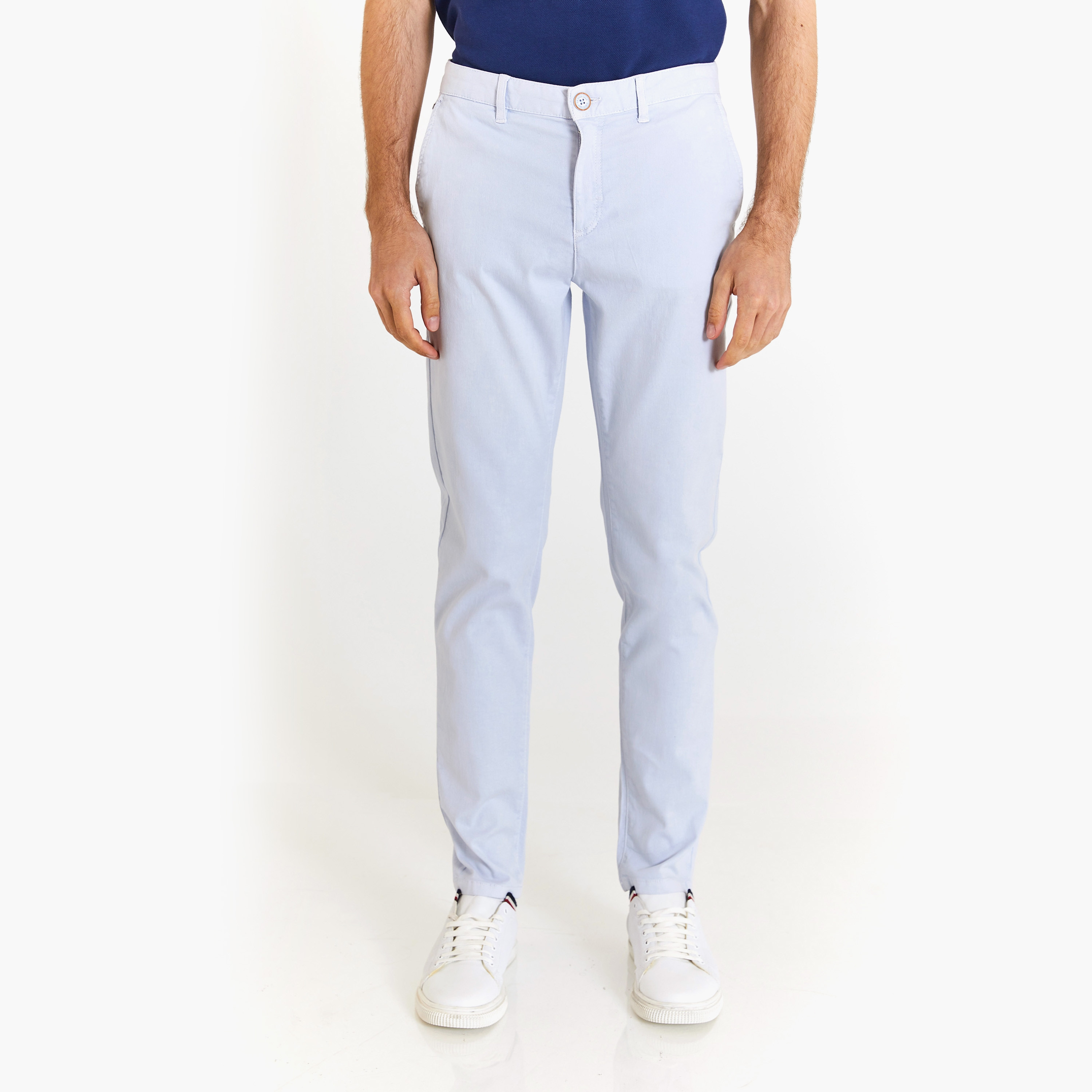 U.S.Polo'Assn Slim Fit 4 Pockets Mid-Rise Chinos-men-clothing-bottoms-trousersandchinos-chinos-image-1