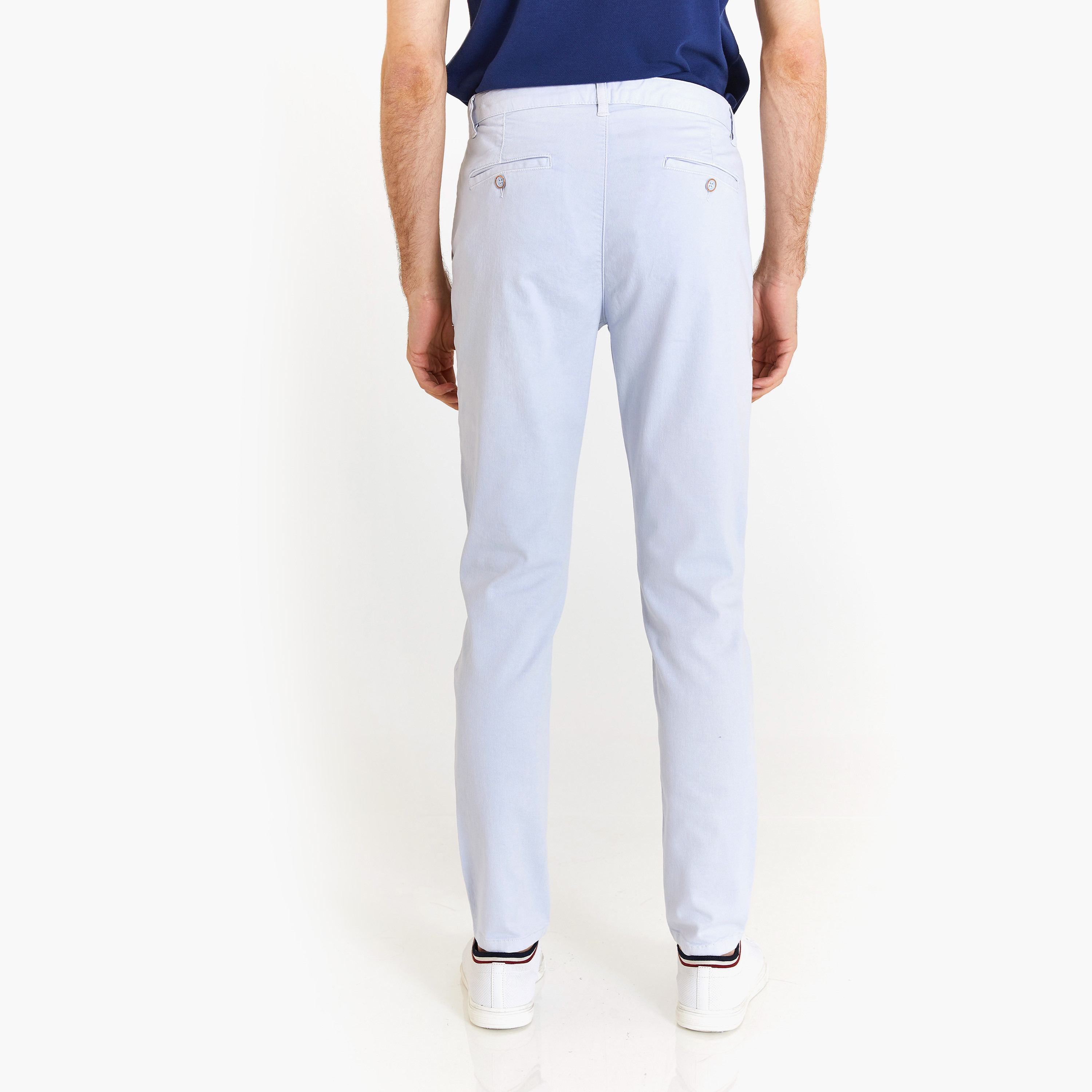 بنطال تشينو متوسط الارتفاع بتصميم U.S.S.Polo'Assn Slim Fit 4 pockets-men-clothing-bottoms-trousersandchinos-chinos-image-3