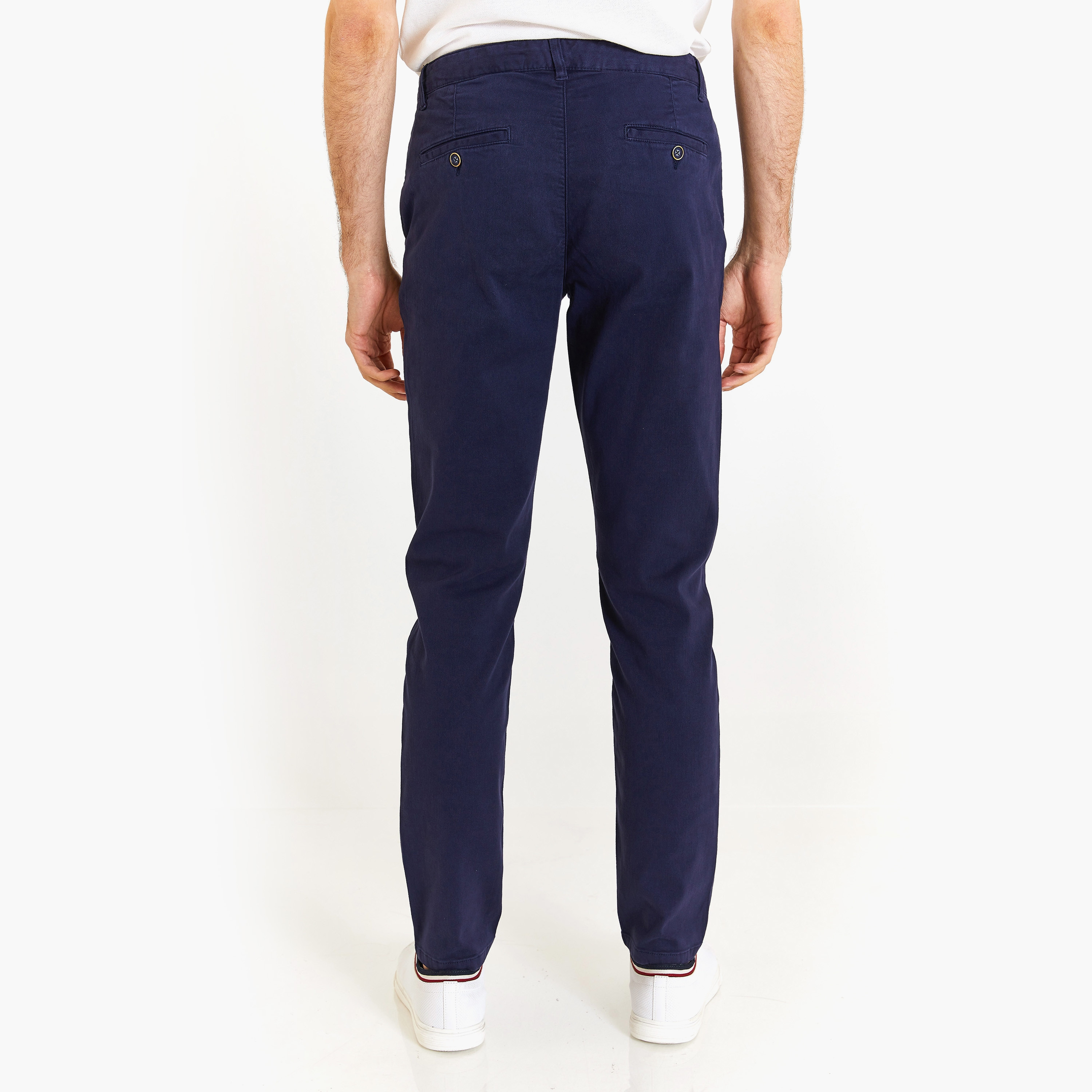 بنطال تشينو متوسط الارتفاع بتصميم U.S.S.Polo'Assn Slim Fit 4 pockets-men-clothing-bottoms-trousersandchinos-chinos-image-3