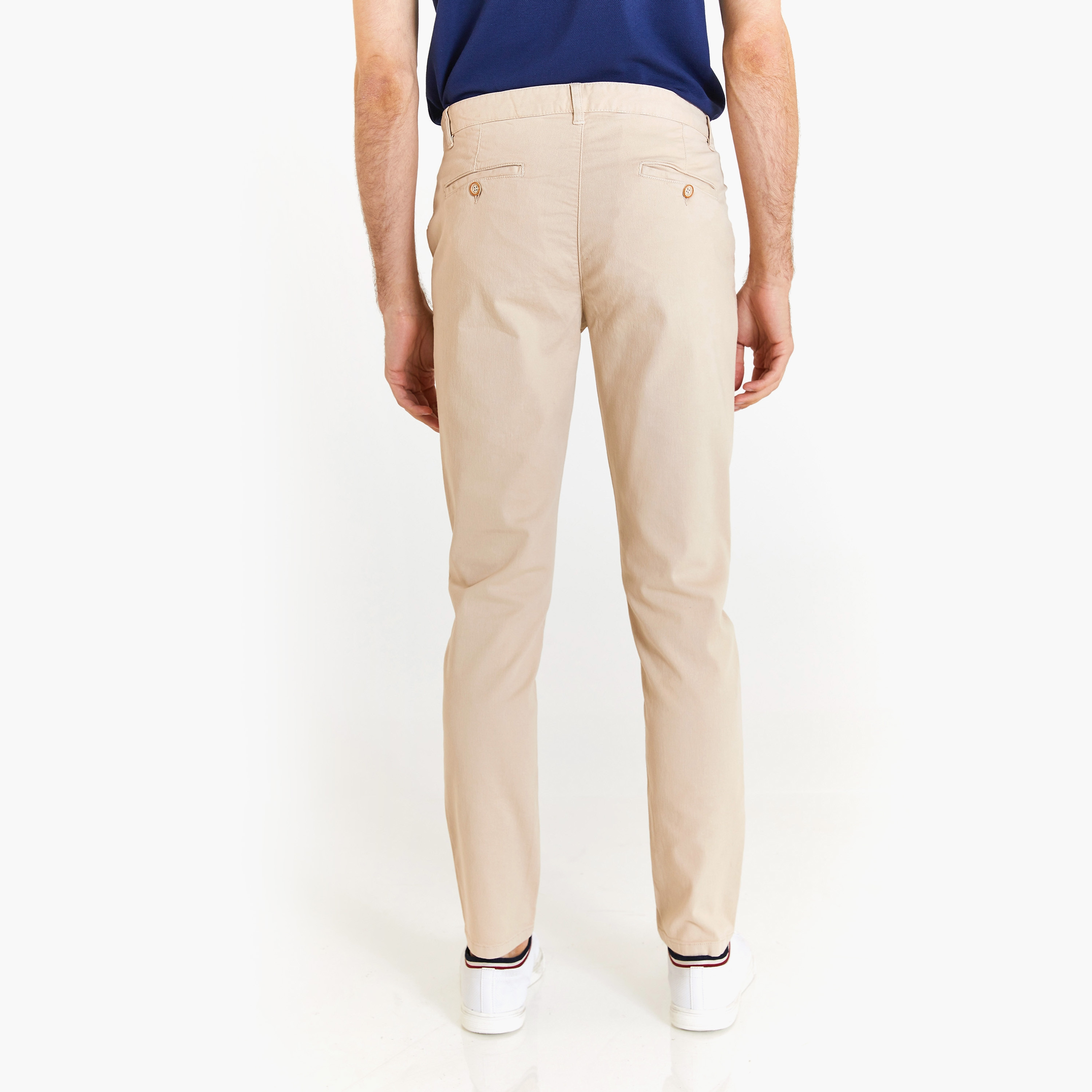 بنطال تشينو متوسط الارتفاع بتصميم U.S.S.Polo'Assn Slim Fit 4 pockets-men-clothing-bottoms-trousersandchinos-chinos-image-3