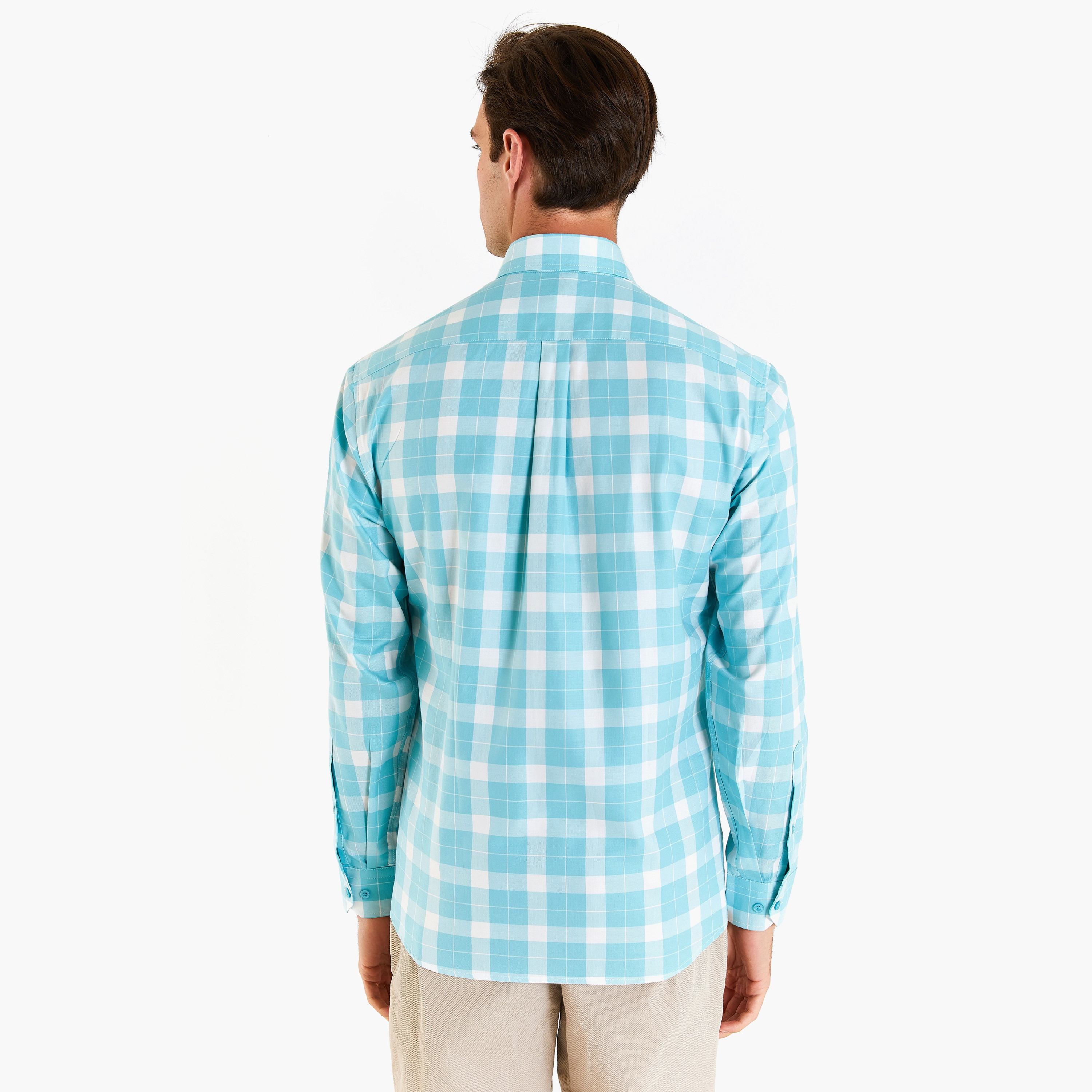 قميص U.S.Polo'Assn العادي بياقة بأكمام طويلة بأكمام مربعة بقميص عادي-men-clothing-shirts-image-3