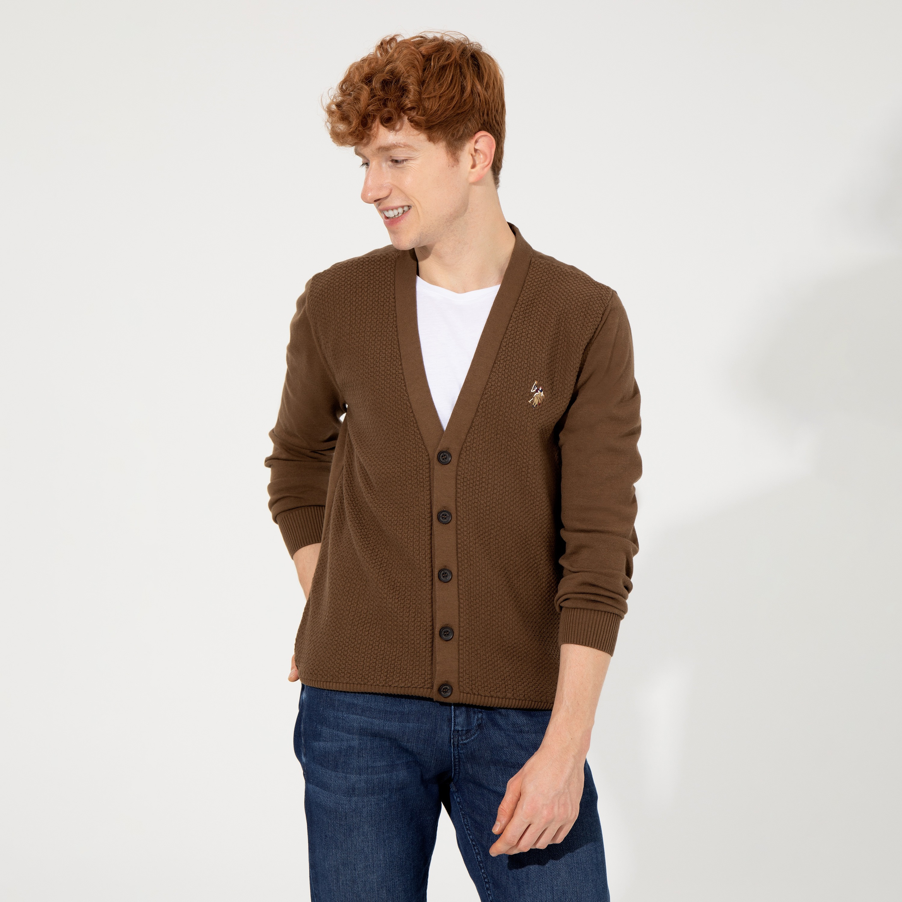 كارديجان بياقة V وأكمام طويلة من يو إس بولو -men-winterwear-hoodiesandsweatshirts-image-4
