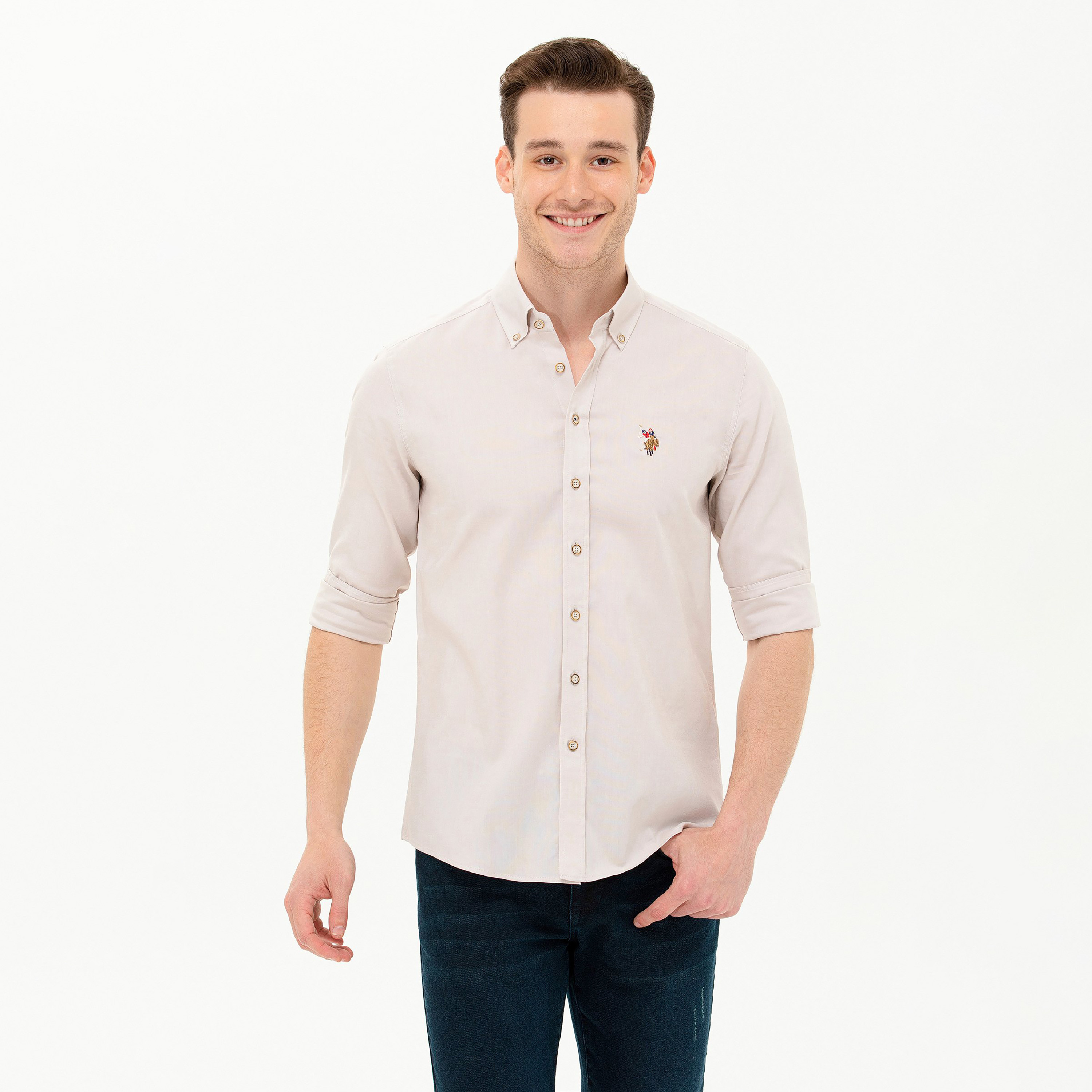 Plain best sale jeans shirt