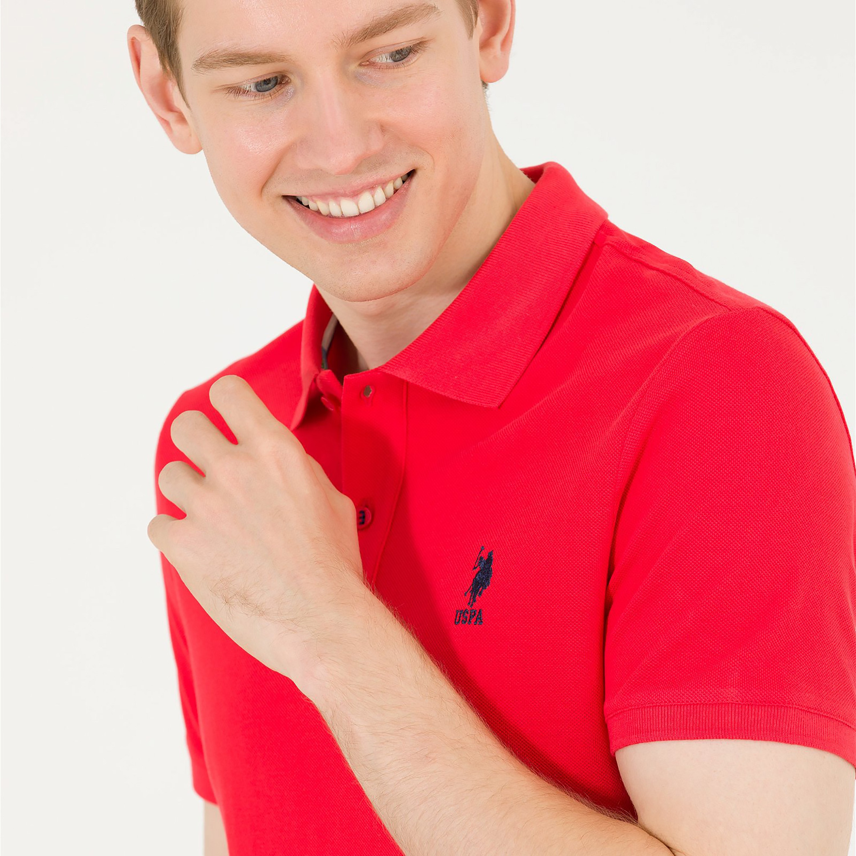 U.S. Polo Assn Plain Collared Short Sleeves Polo T-Shirt-men-clothing-tshirtsandpolos-polos-image-3