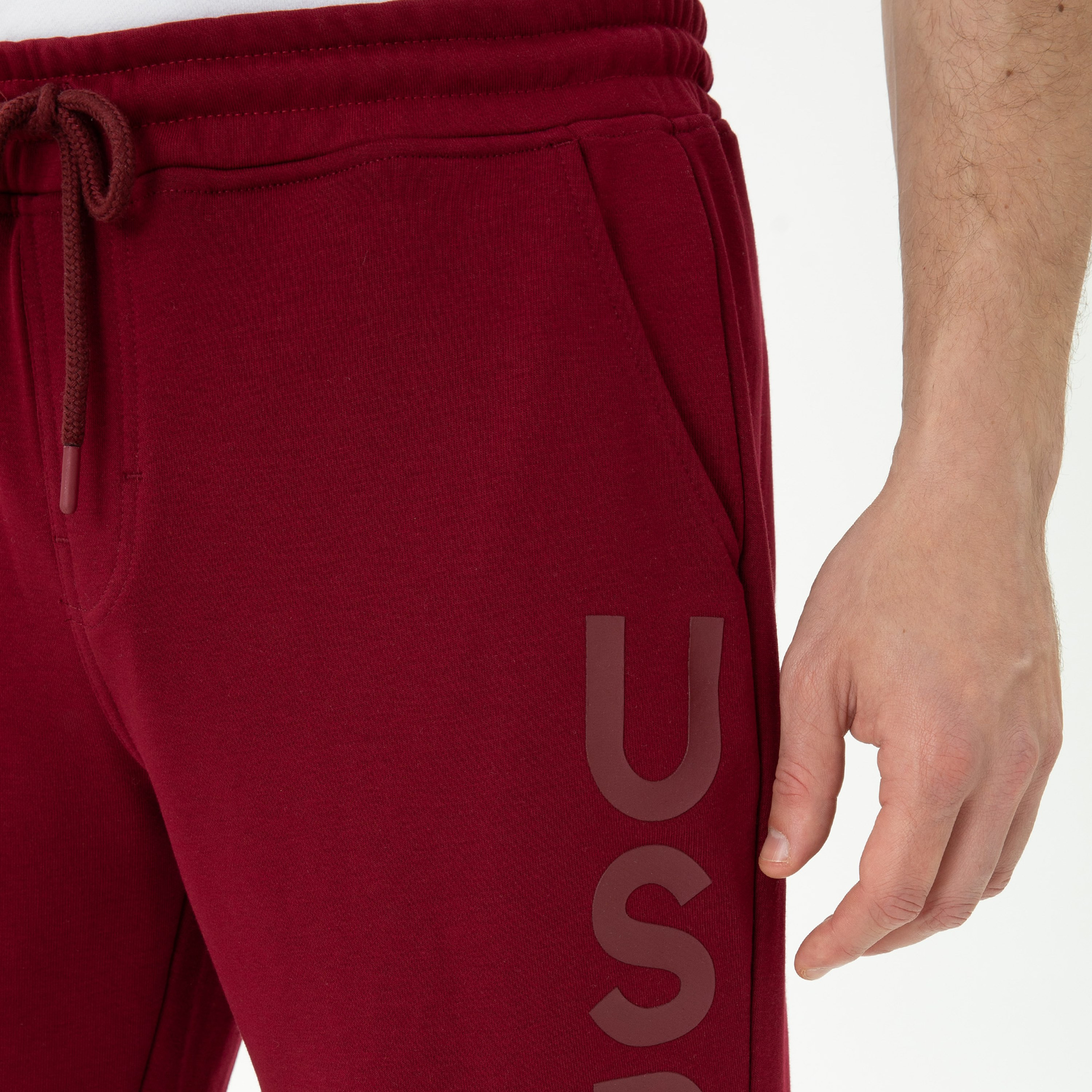 U.S. Polo Assn Brand Print Mid Waist Drawstring Joggers-men-clothing-bottoms-joggers-image-4
