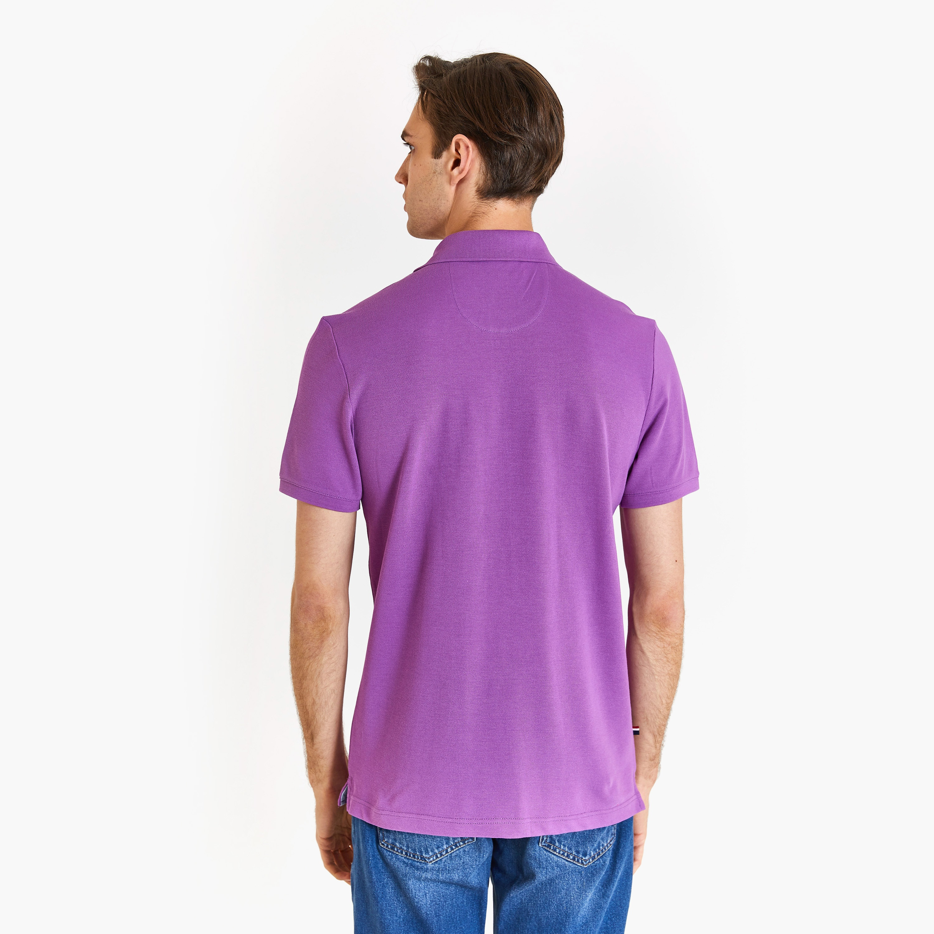 تيشيرت بولو بأكمام قصيرة بياقة بشعار مطرز بشعار U.S.Polo'Assn-men-clothing-tshirtsandpolos-polos-image-3