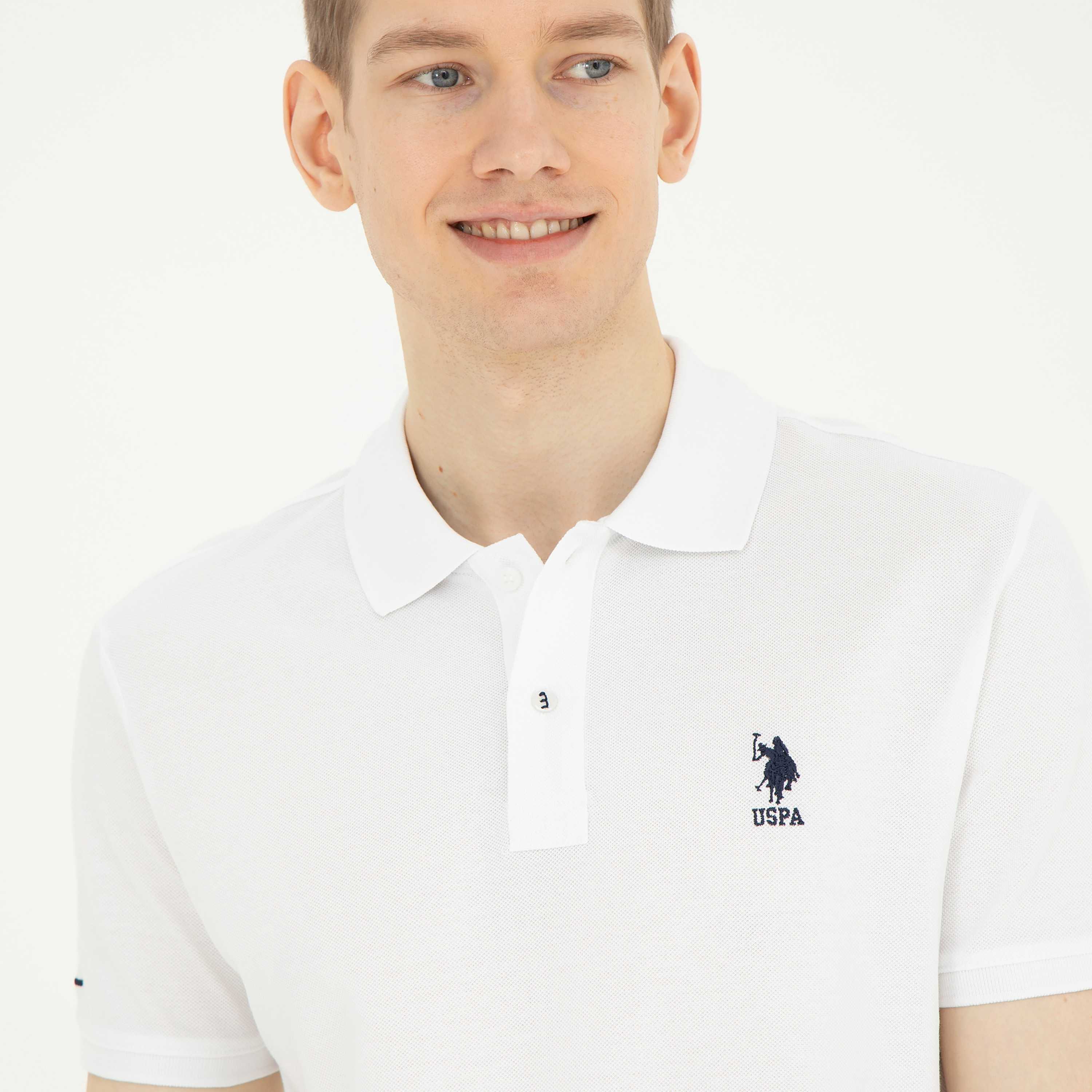 U.S. Polo Assn Plain Collared Short Sleeves Polo T-Shirt-men-clothing-tshirtsandpolos-polos-image-3