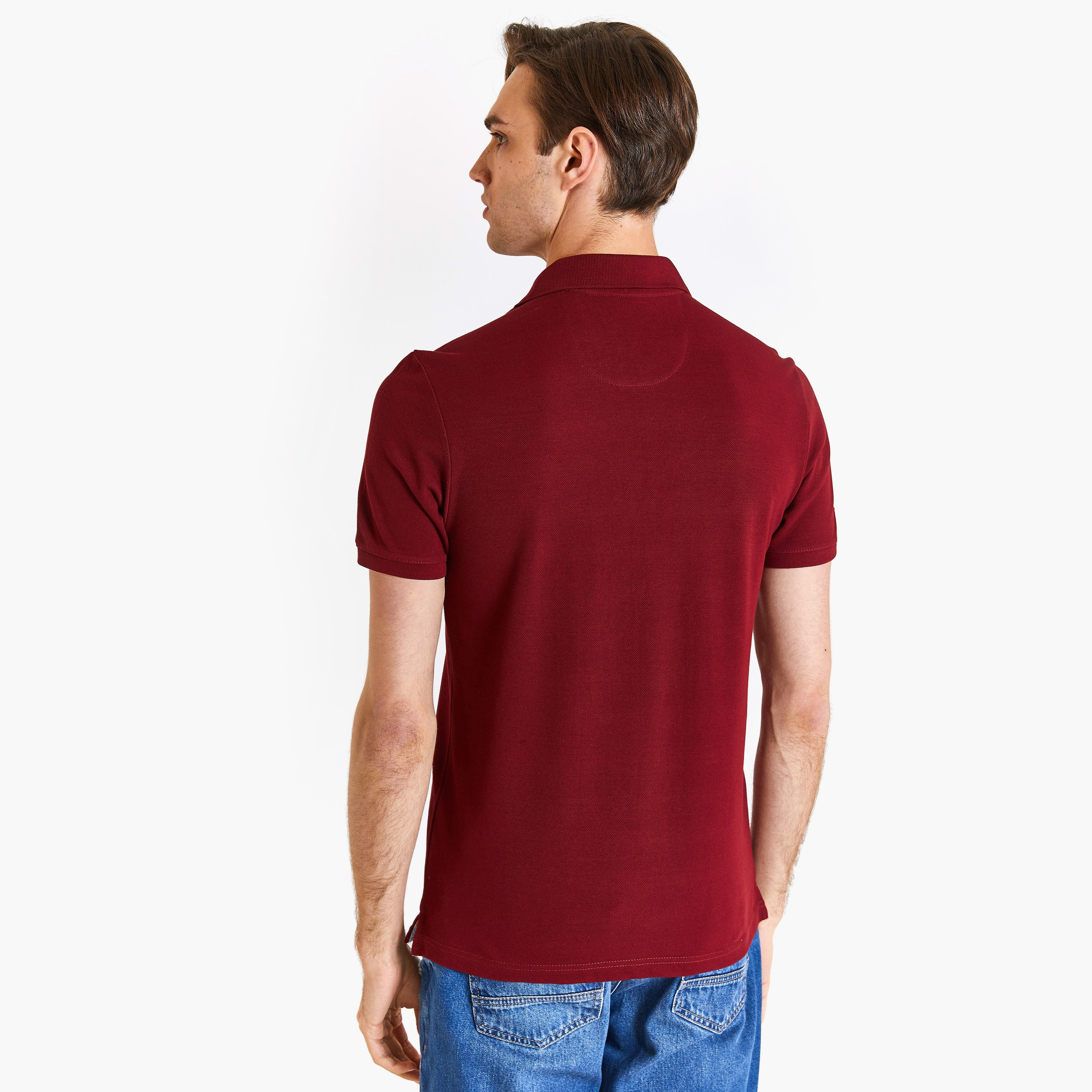 U.S. Polo Assn Plain Collared Short Sleeves Polo T-Shirt-men-clothing-tshirtsandpolos-polos-image-3