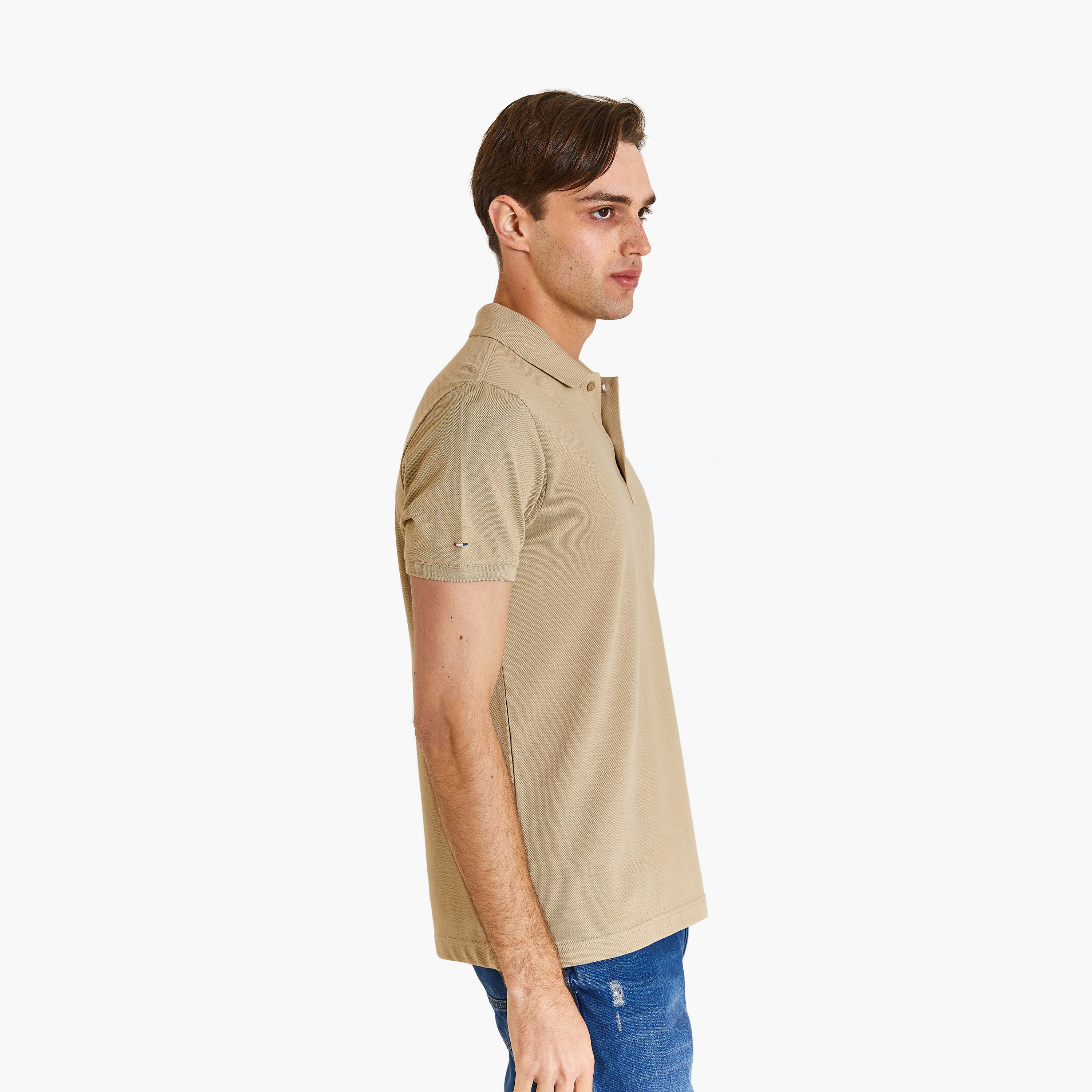 U.S. Polo Assn Plain Collared Short Sleeves Polo T-Shirt-men-clothing-tshirtsandpolos-polos-image-2