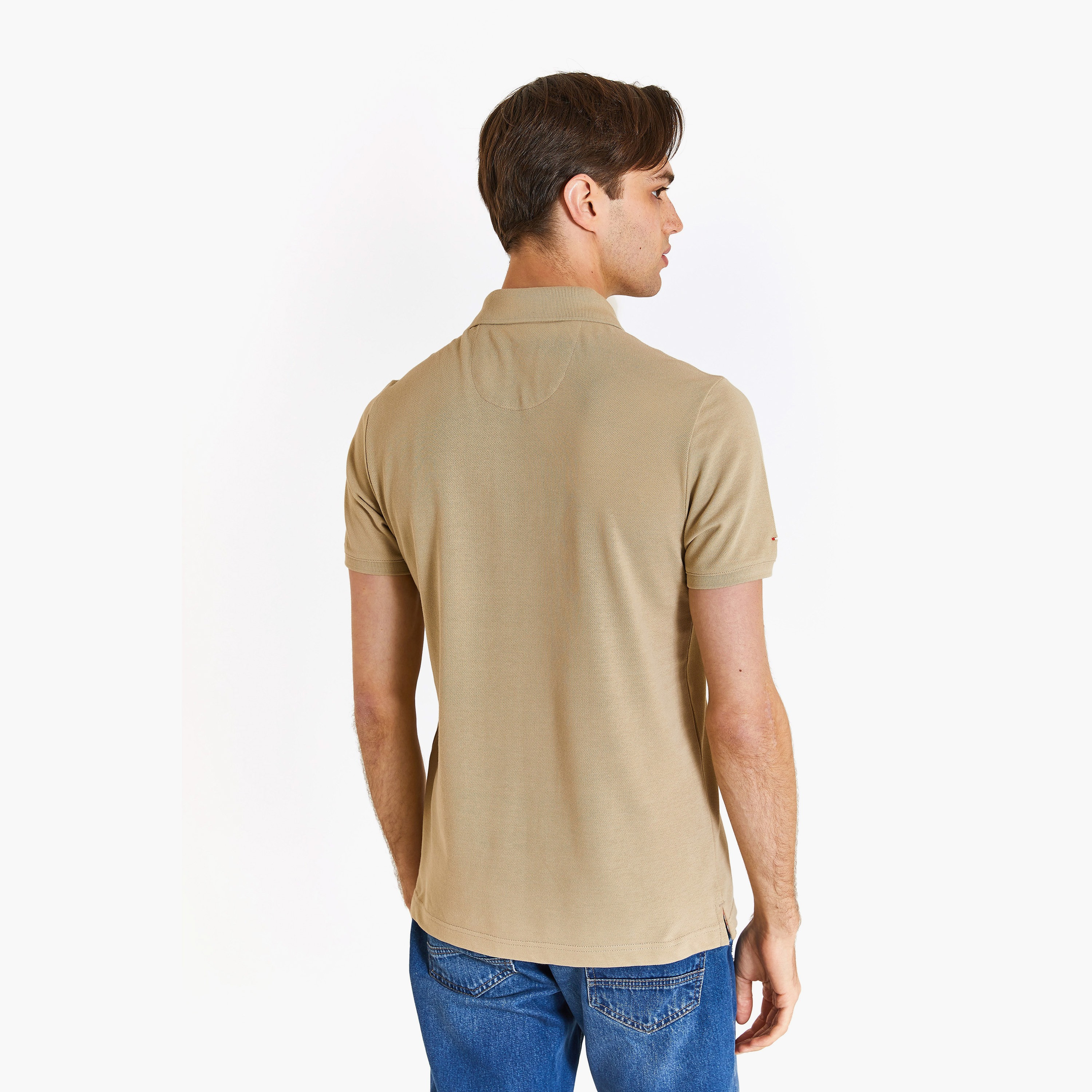 U.S. Polo Assn Plain Collared Short Sleeves Polo T-Shirt-men-clothing-tshirtsandpolos-polos-image-3