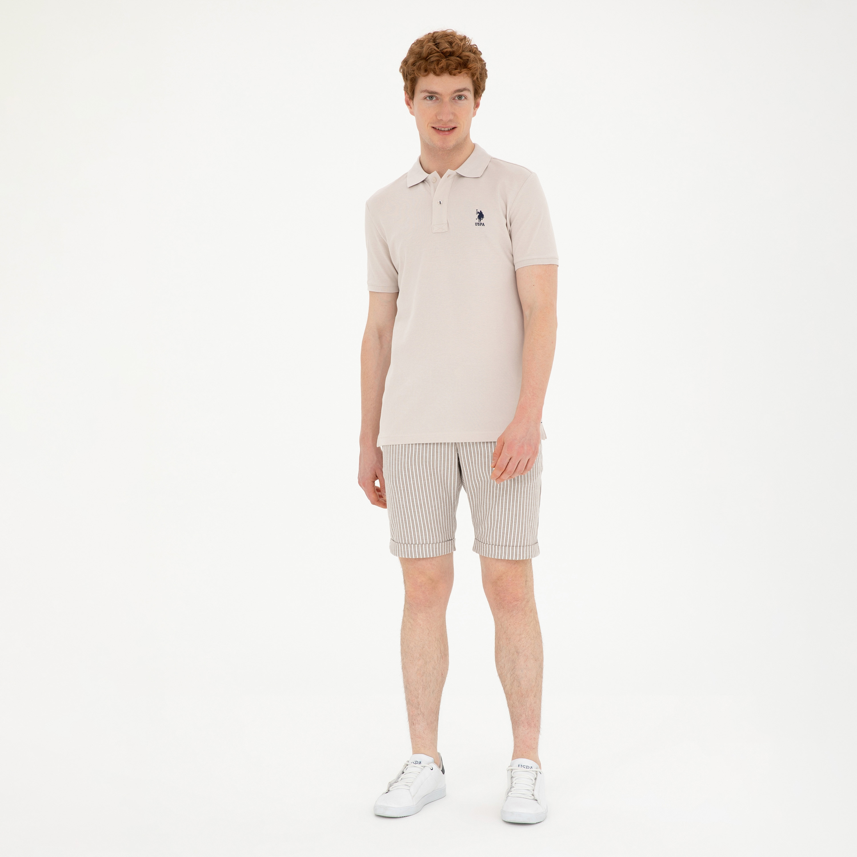 تيشيرت بولو بأكمام قصيرة بياقة بشعار مطرز بشعار U.S.Polo'Assn-men-clothing-tshirtsandpolos-polos-image-2