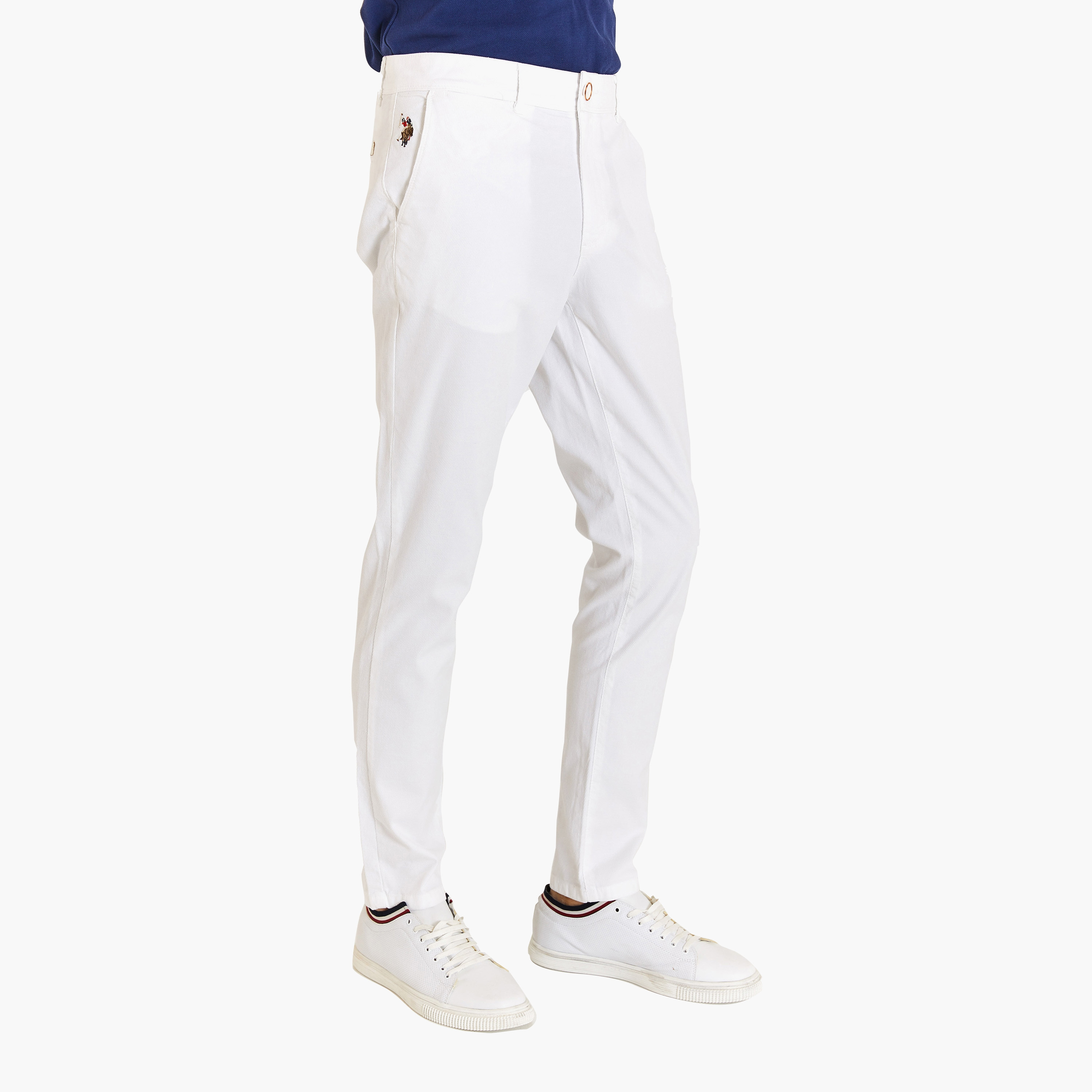 تشينو سادة متوسط الارتفاع بأزرار ذو سليم فيت مع أمامية مسطحة من يو إس بولو أسن-men-clothing-bottoms-trousersandchinos-chinos-image-18