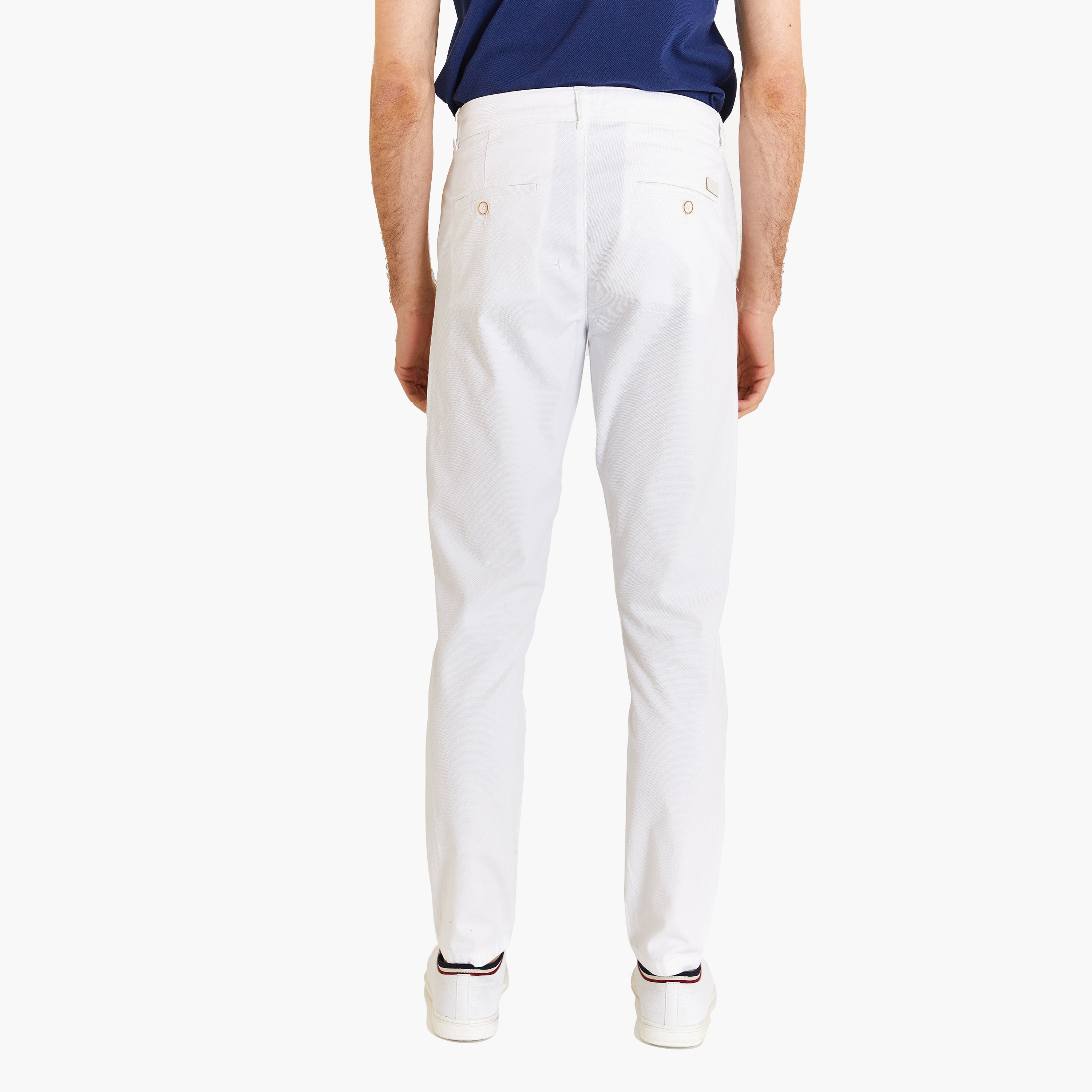 تشينو سادة متوسط الارتفاع بأزرار ذو سليم فيت مع أمامية مسطحة من يو إس بولو أسن-men-clothing-bottoms-trousersandchinos-chinos-image-19