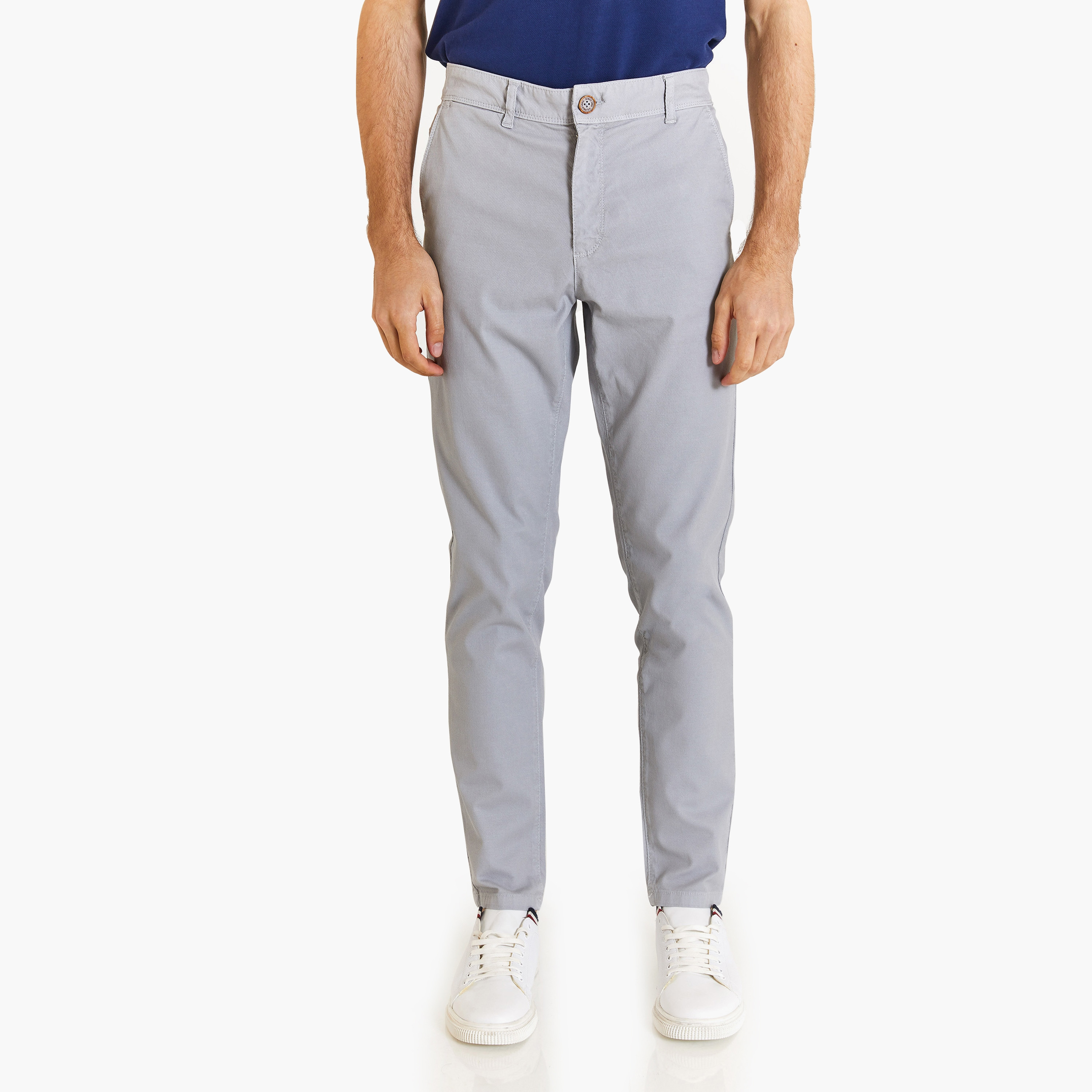 تشينو سادة متوسط الارتفاع بأزرار ذو سليم فيت مع أمامية مسطحة من يو إس بولو أسن-men-clothing-bottoms-trousersandchinos-chinos-image-14
