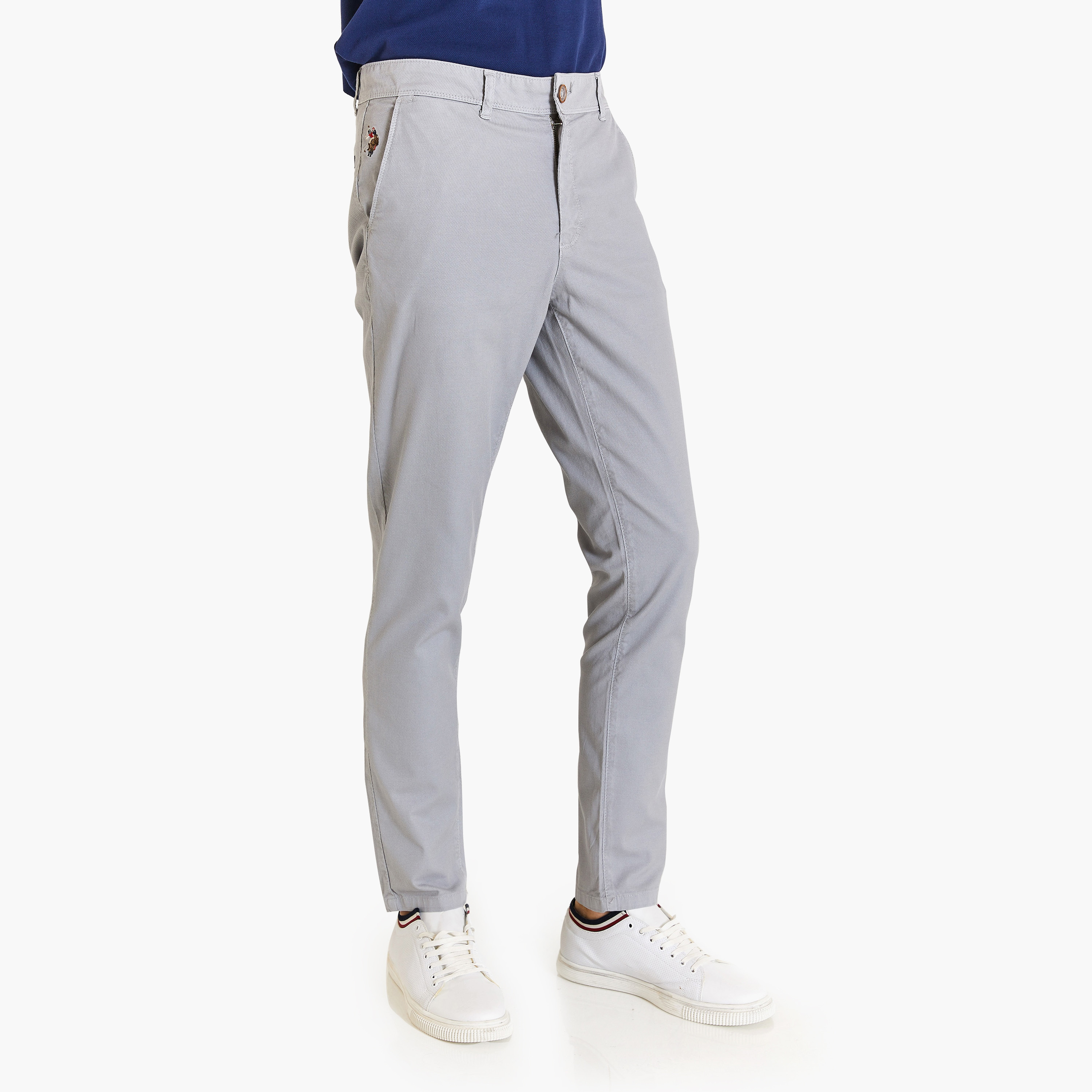 تشينو سادة متوسط الارتفاع بأزرار ذو سليم فيت مع أمامية مسطحة من يو إس بولو أسن-men-clothing-bottoms-trousersandchinos-chinos-image-15
