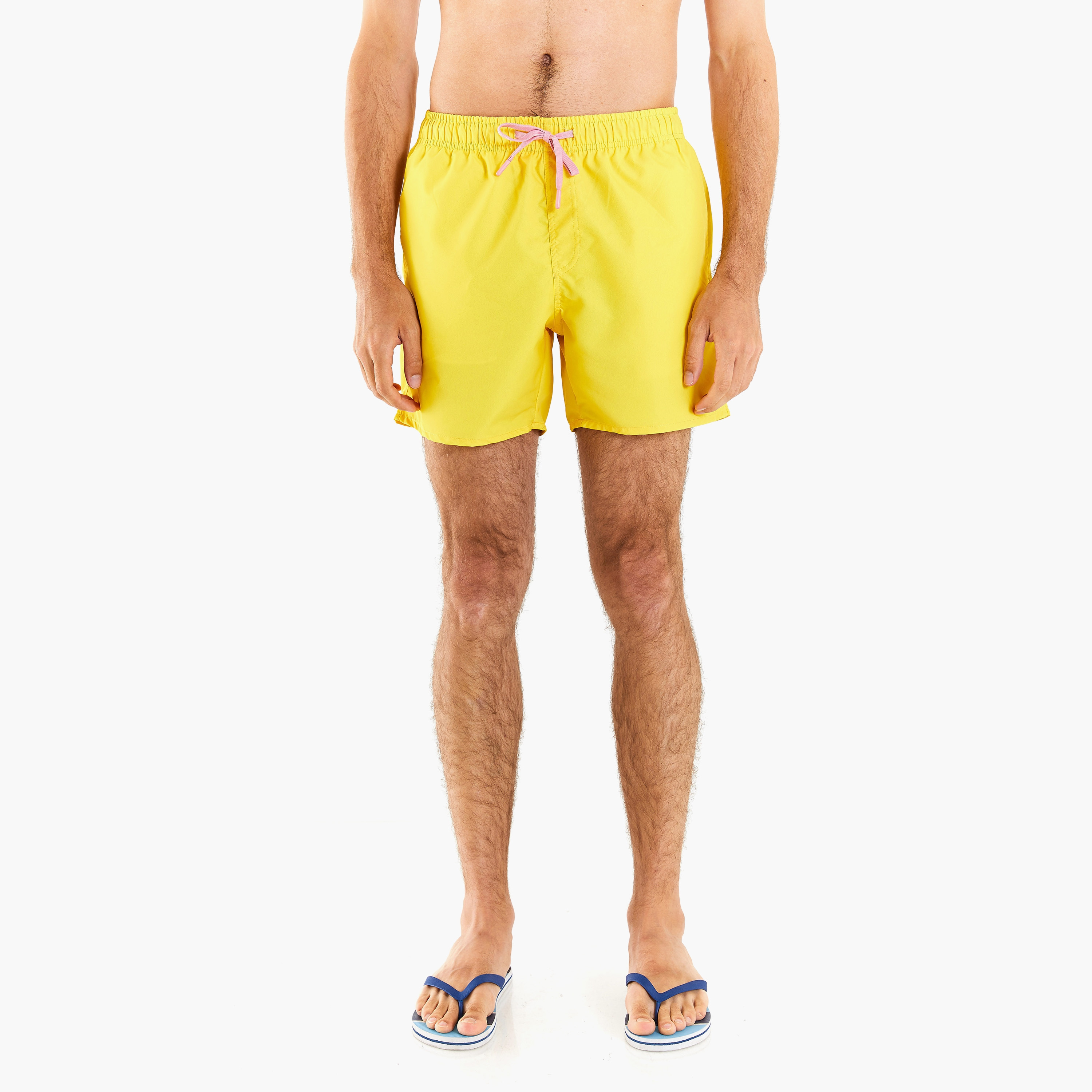 U.S.Polo'Assn Embroidered Logo Drawstring Waistband Swim Shorts-men-clothing-swimandbeach-shorts-image-19