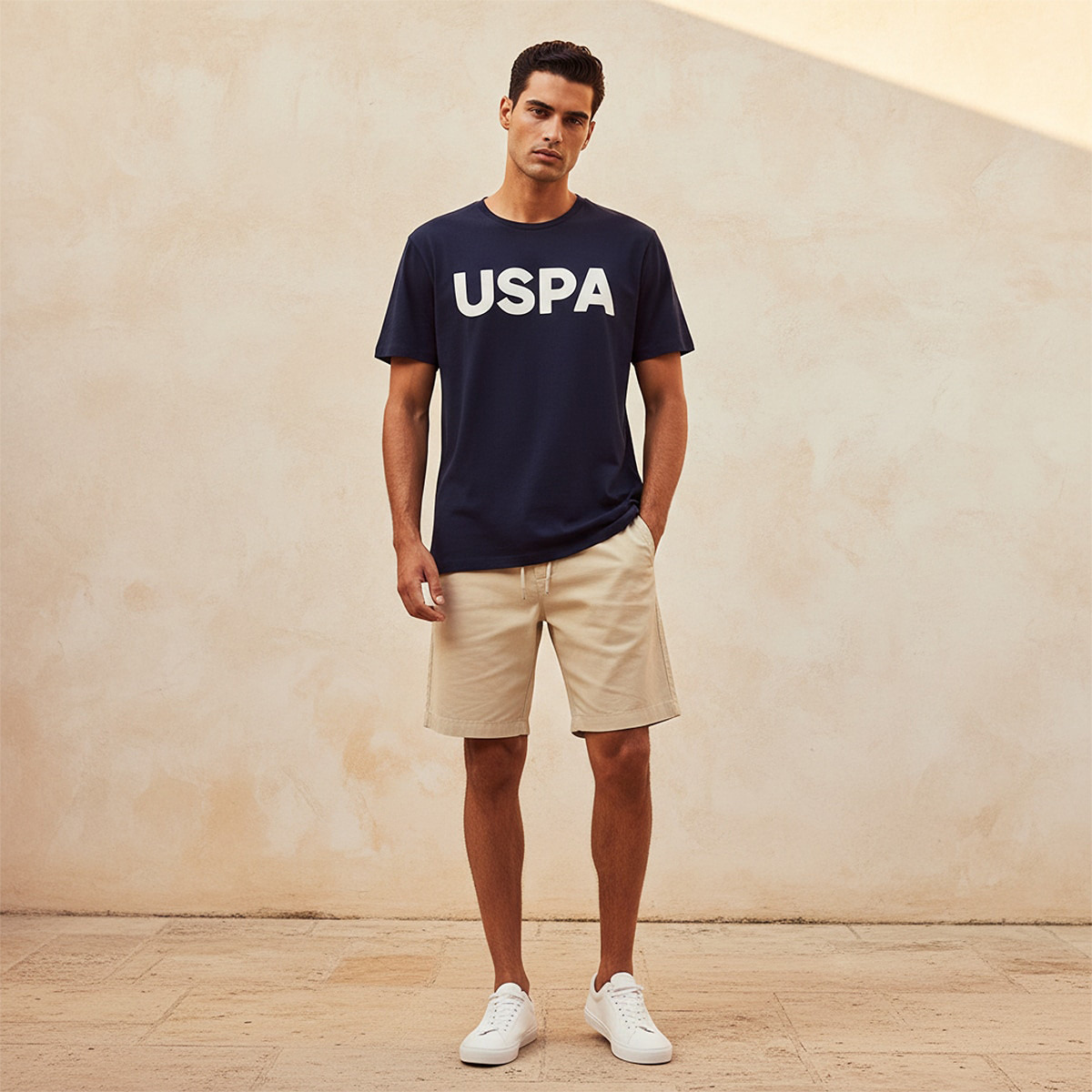 U.S. Polo Assn Printed Crew Neck Short Sleeves Men's T-Shirt-men-clothing-tshirtsandpolos-tshirts-image-3