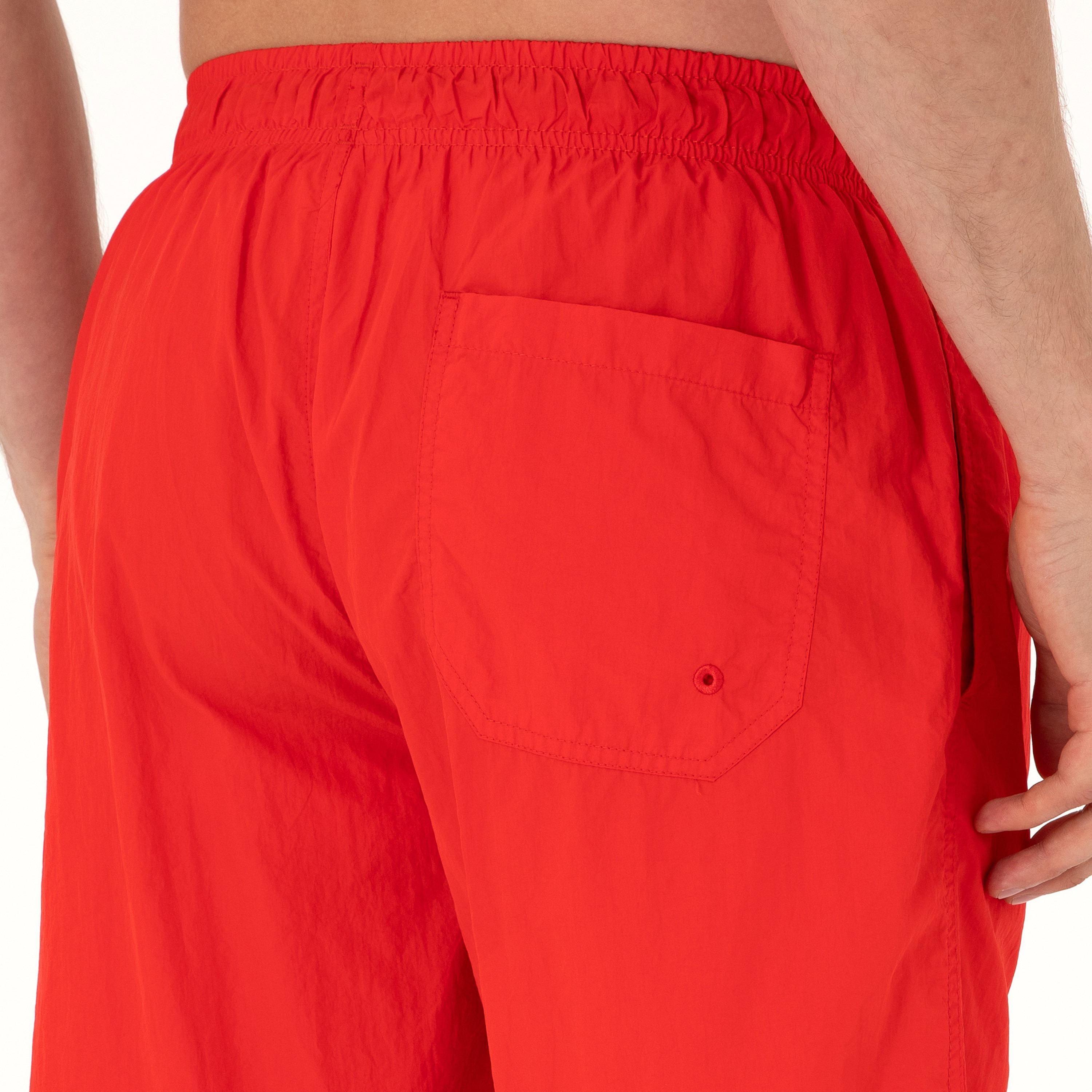 شورت سباحة رجالي بخصر متوسط الارتفاع ورباط سحب سادة من يو اس بولو-sports-gear-swimming-men-image-8
