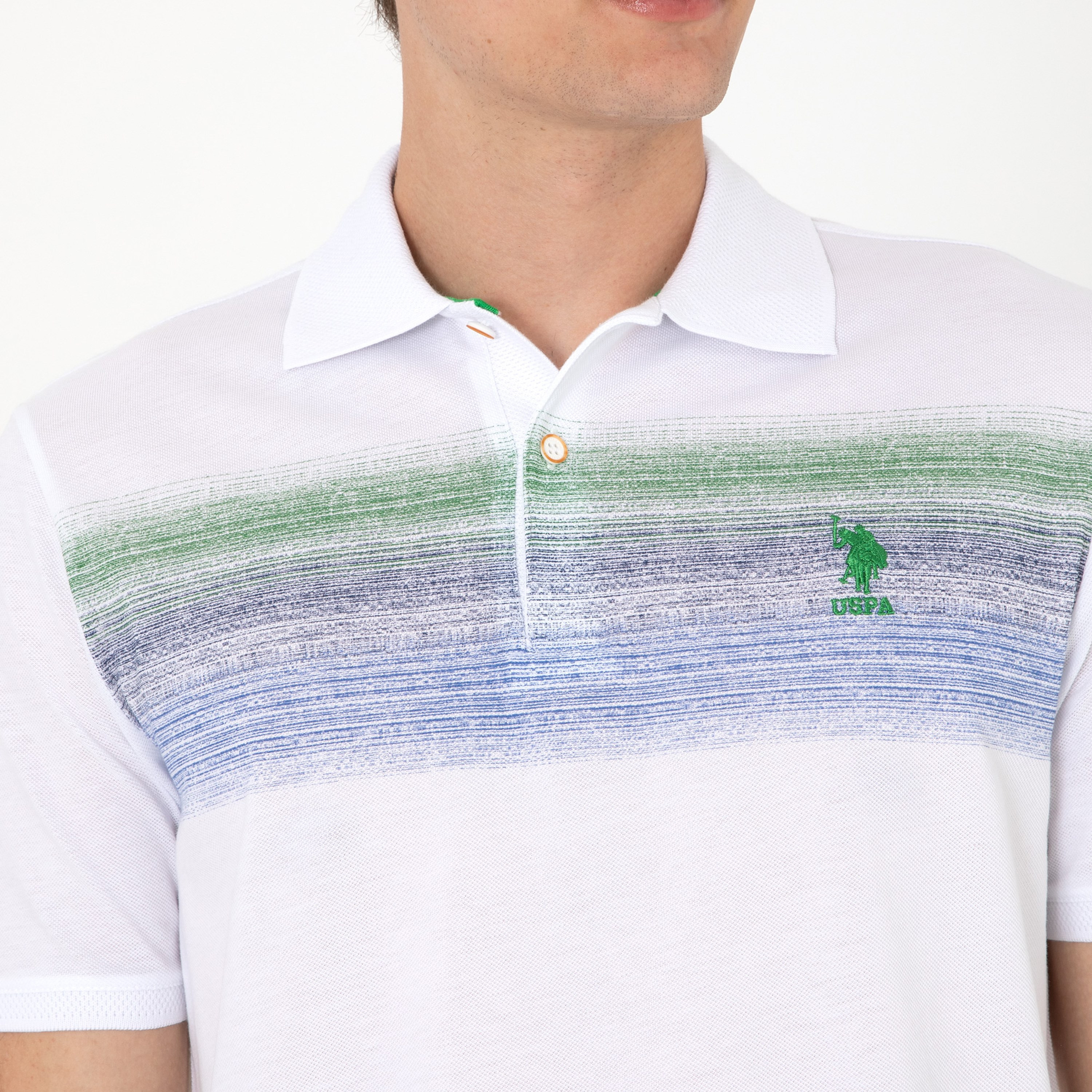تيشيرت بولو رجالي بياقة وأكمام قصيرة مطبوع من يو اس بولو-men-clothing-tshirtsandpolos-polos-image-3