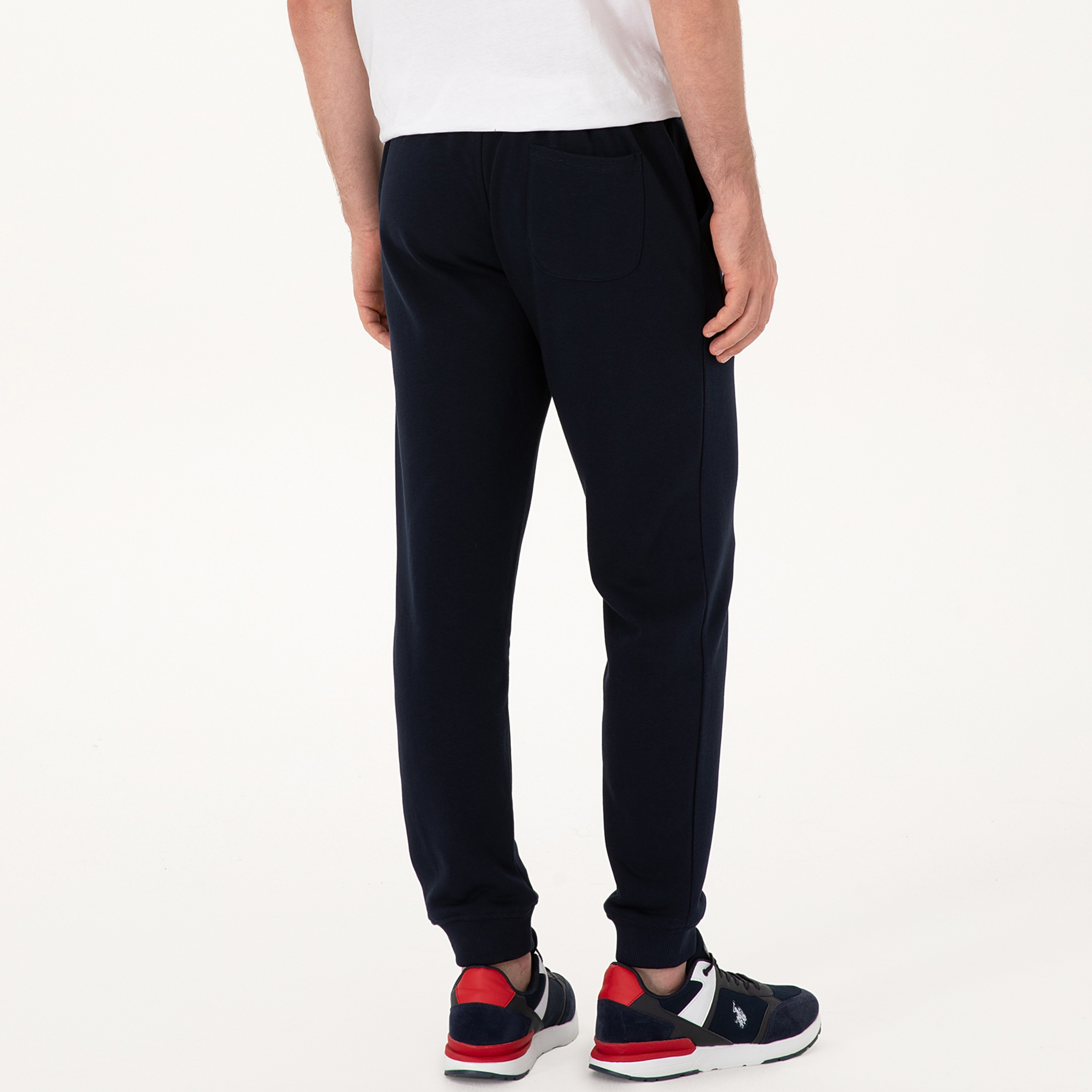 U.S. Polo Assn Plain Mid Rise Drawstring Men's Joggers-men-clothing-bottoms-joggers-image-5