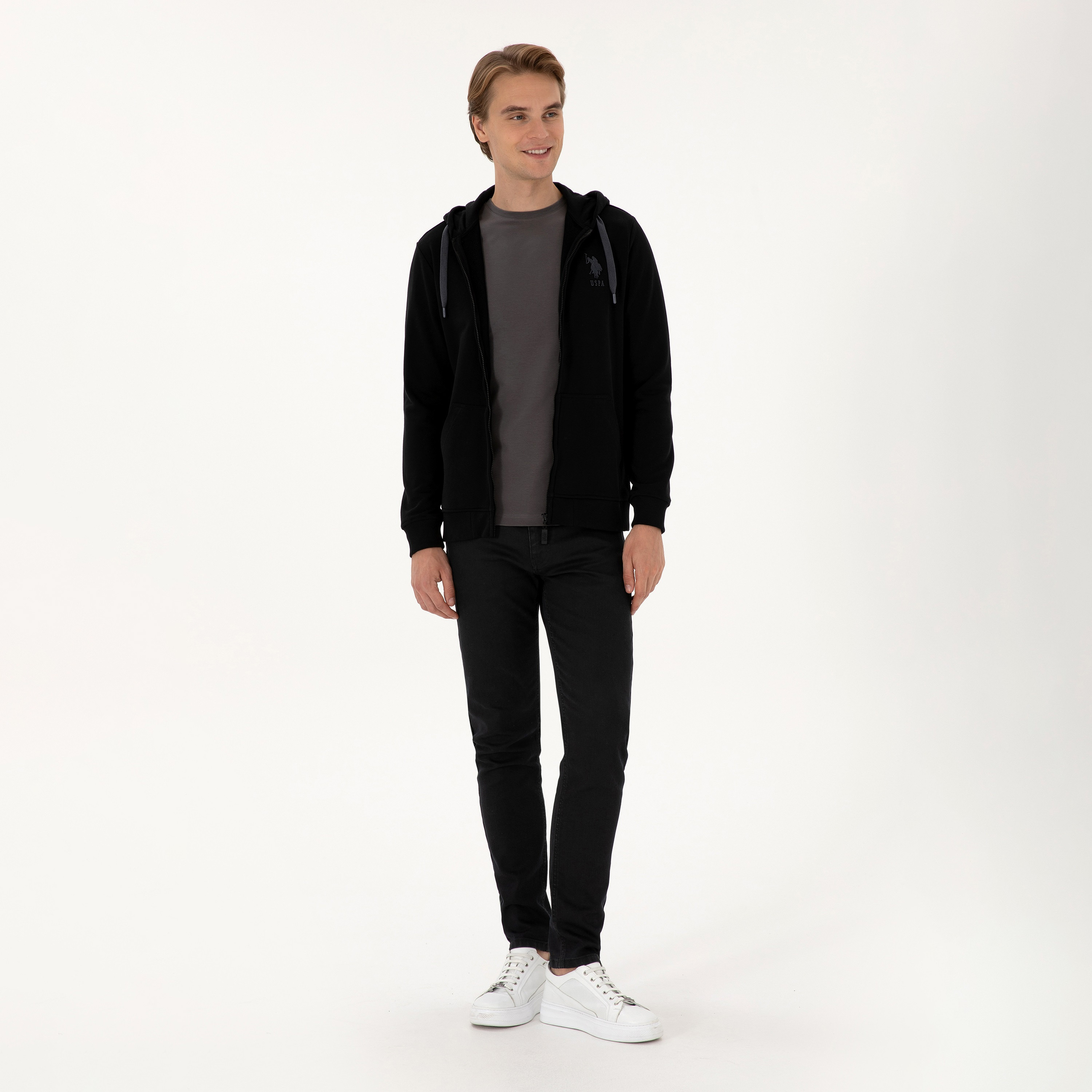 سويت شيرت رجالي بسحاب أمامي وبغطاء رأس سادة بأكمام طويلة من يو اس بولو-men-winterwear-hoodiesandsweatshirts-image-10
