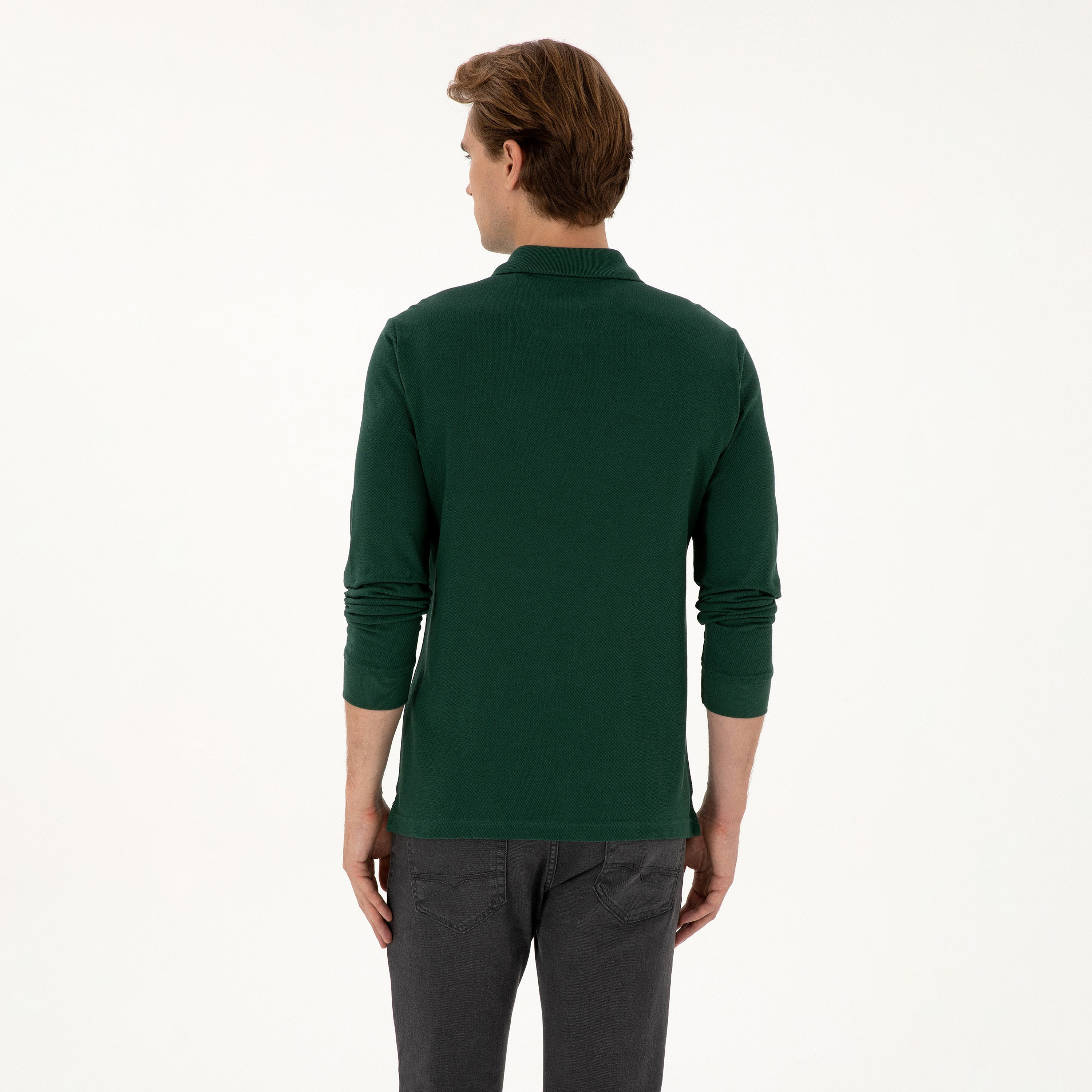 تي شيرت بولو رجالي بياقة وأكمام طويلة سادة من يو إس بولو أسسن-men-clothing-tshirtsandpolos-polos-image-8