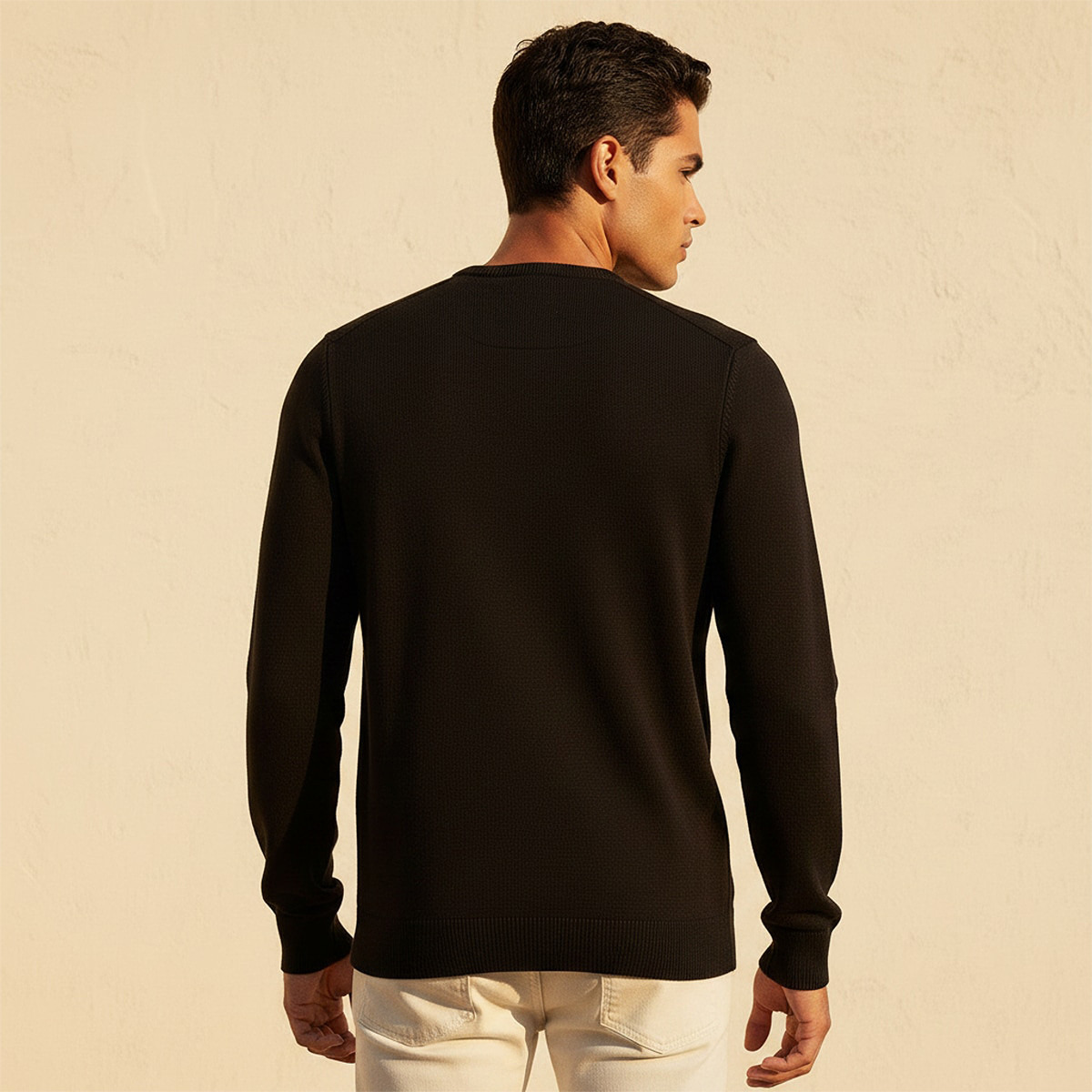كنزة رجالية برقبة دائرية وأكمام طويلة سادة من يو إس بولو أسسن-men-clothing-sweatersandpullovers-image-4