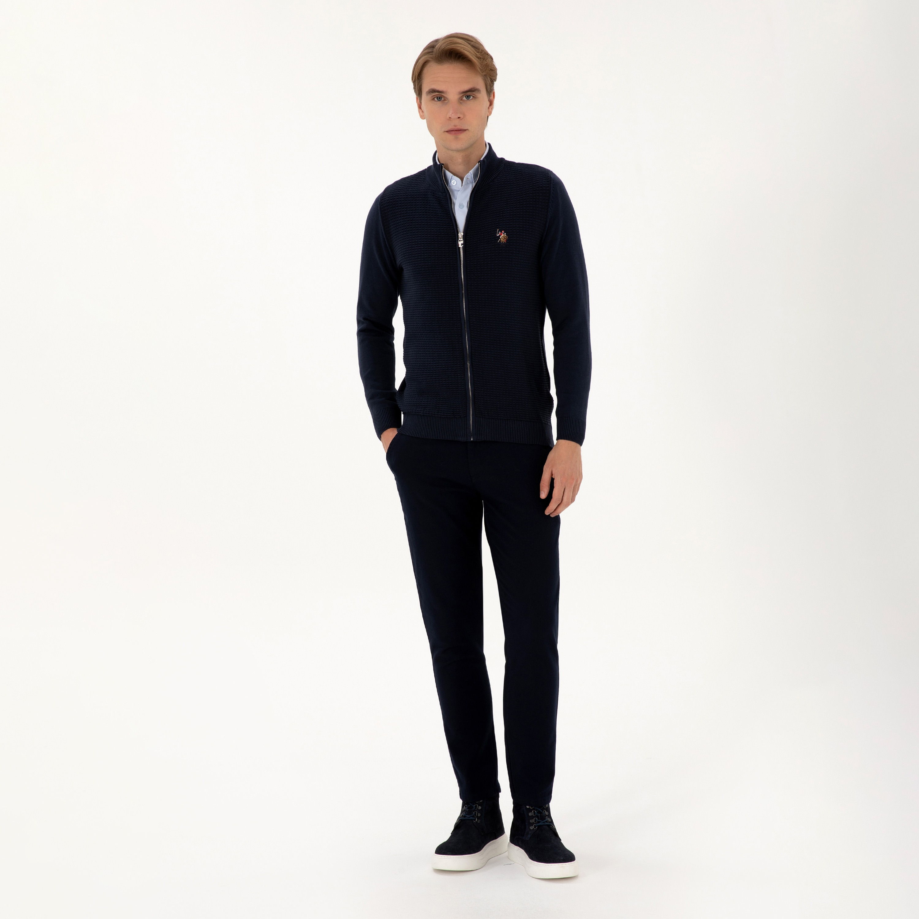 كارديجان رجالي بياقة قائمة محبوكة وأكمام طويلة من يو إس بولو أسسن-men-clothing-sweatersandpullovers-image-18