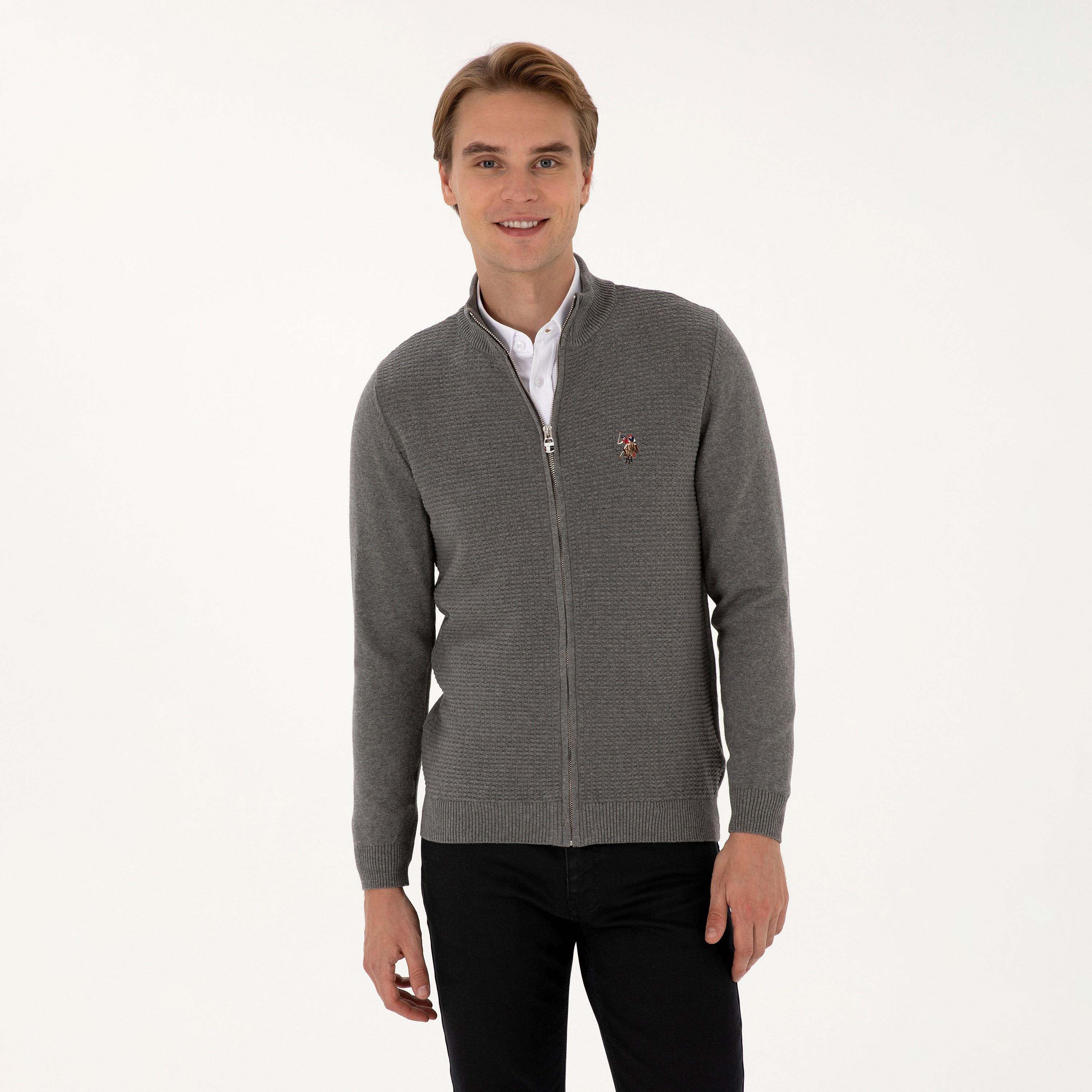 كارديجان رجالي بياقة قائمة محبوكة وأكمام طويلة من يو إس بولو أسسن-men-clothing-sweatersandpullovers-image-13