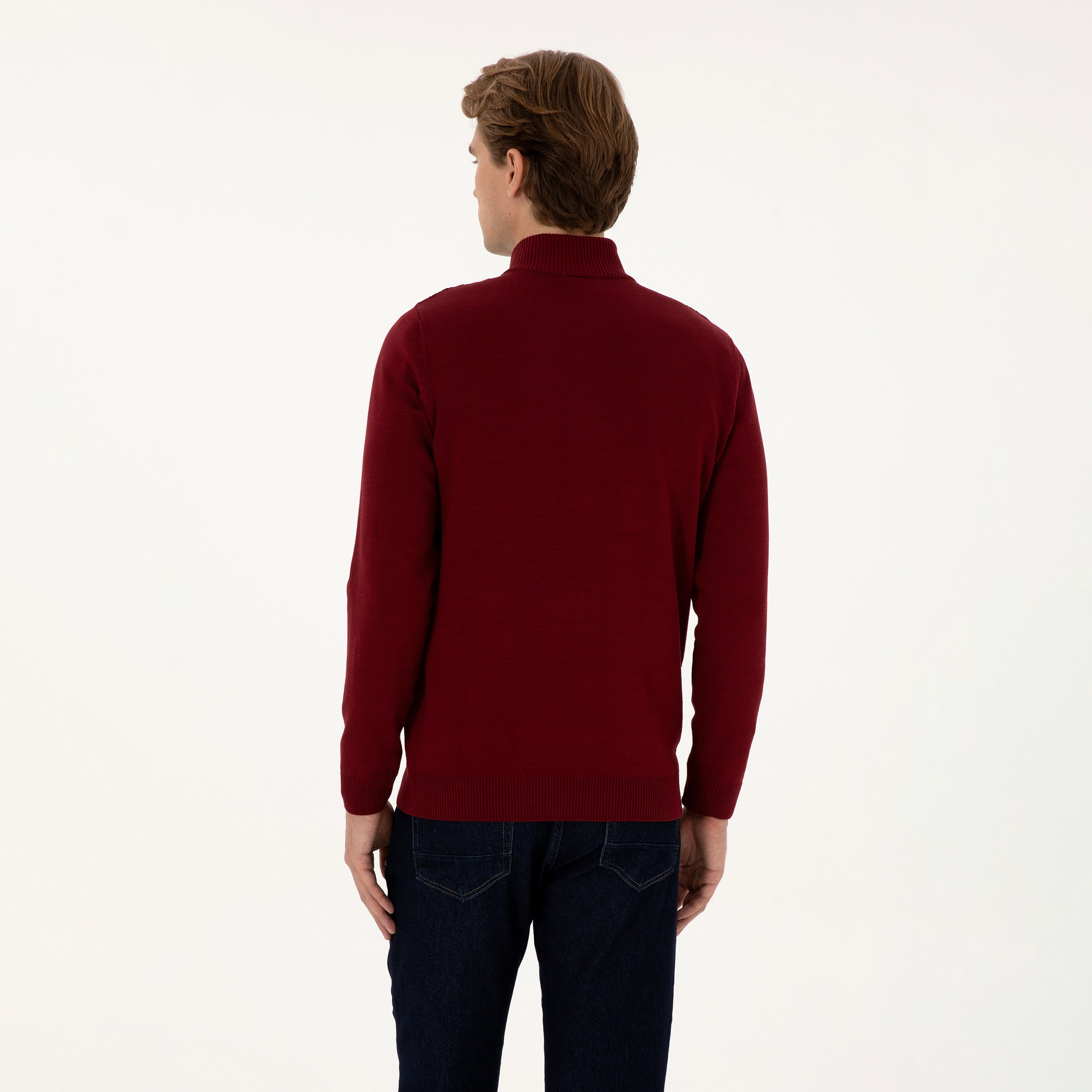 U.S. Polo Assn Knitted Stand Collar Long Sleeves Men's Cardigan-men-clothing-sweatersandpullovers-image-4