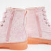 Juniors Glitter Detail High Cut Boots with Zip Closure-Girl%27s Boots-thumbnail-4