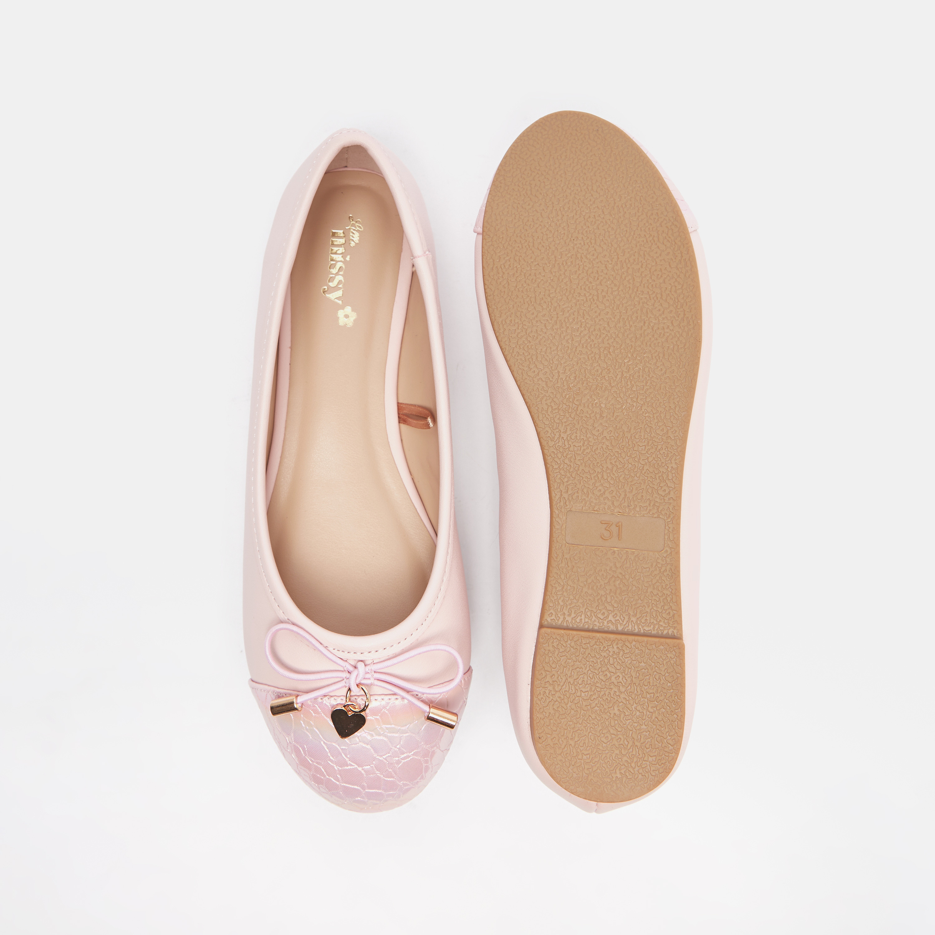 Baby pink ballerina sales shoes