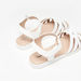 Little Missy Solid Strappy Sandals with Hook and Loop Closure-Girl%27s Sandals-thumbnail-2