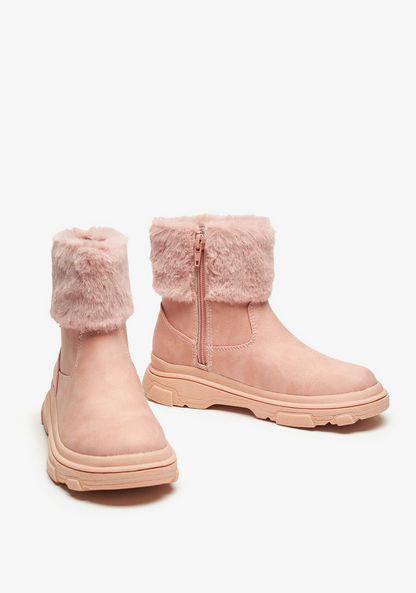 Little Missy High Cut Boots with Zip Closure