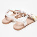 Little Missy Strap Link Detail Sandals with Hook and Loop Closure-Girl%27s Sandals-thumbnailMobile-2