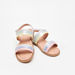 Juniors Stitch Detail Strap Sandals with Hook and Loop Closure-Girl%27s Sandals-thumbnailMobile-3