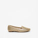 Little Missy Cutwork Detail Slip-On Round Toe Ballerina Shoes-Girl%27s Ballerinas-thumbnailMobile-0