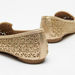Little Missy Cutwork Detail Slip-On Round Toe Ballerina Shoes-Girl%27s Ballerinas-thumbnail-3