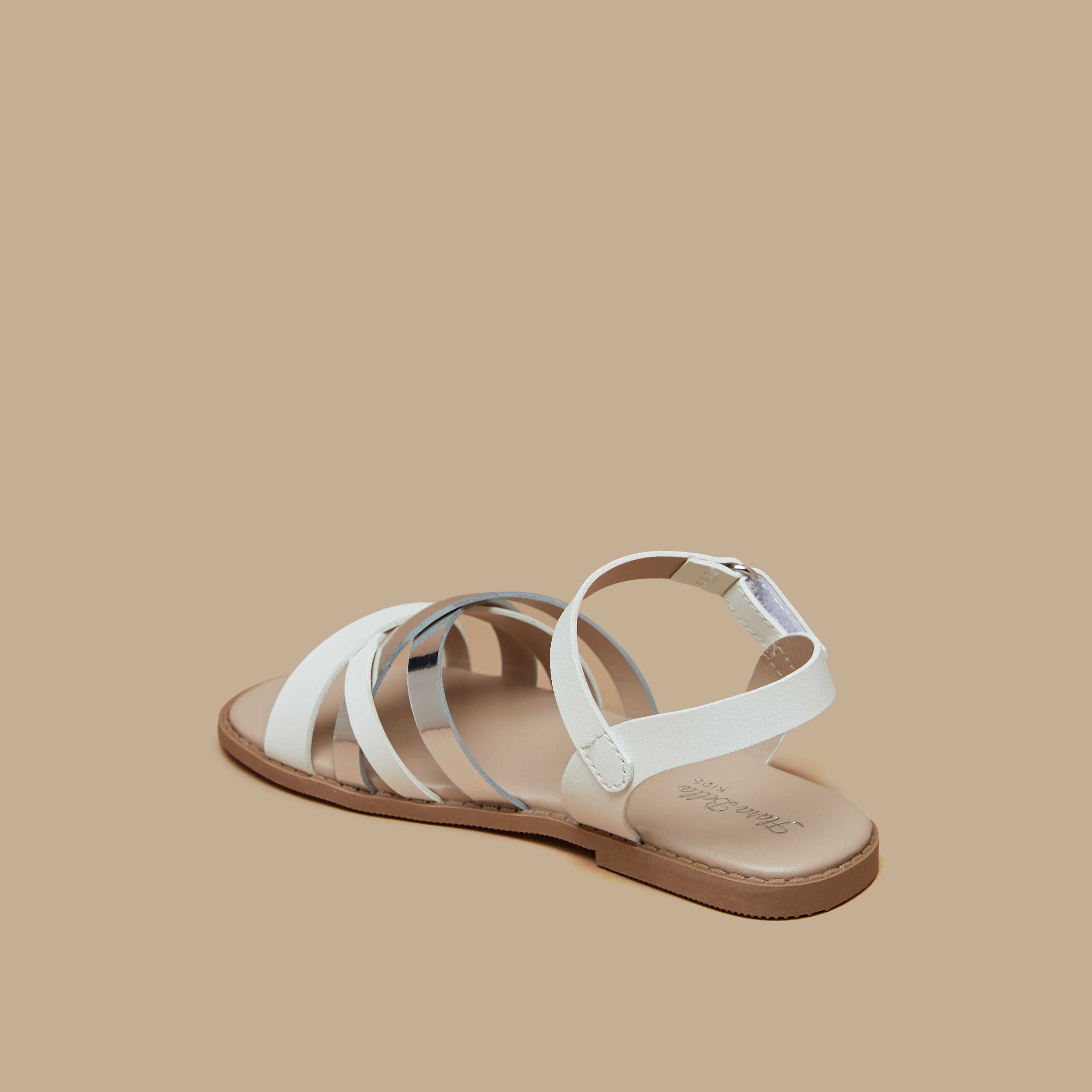 Carvela white cheap flip flops