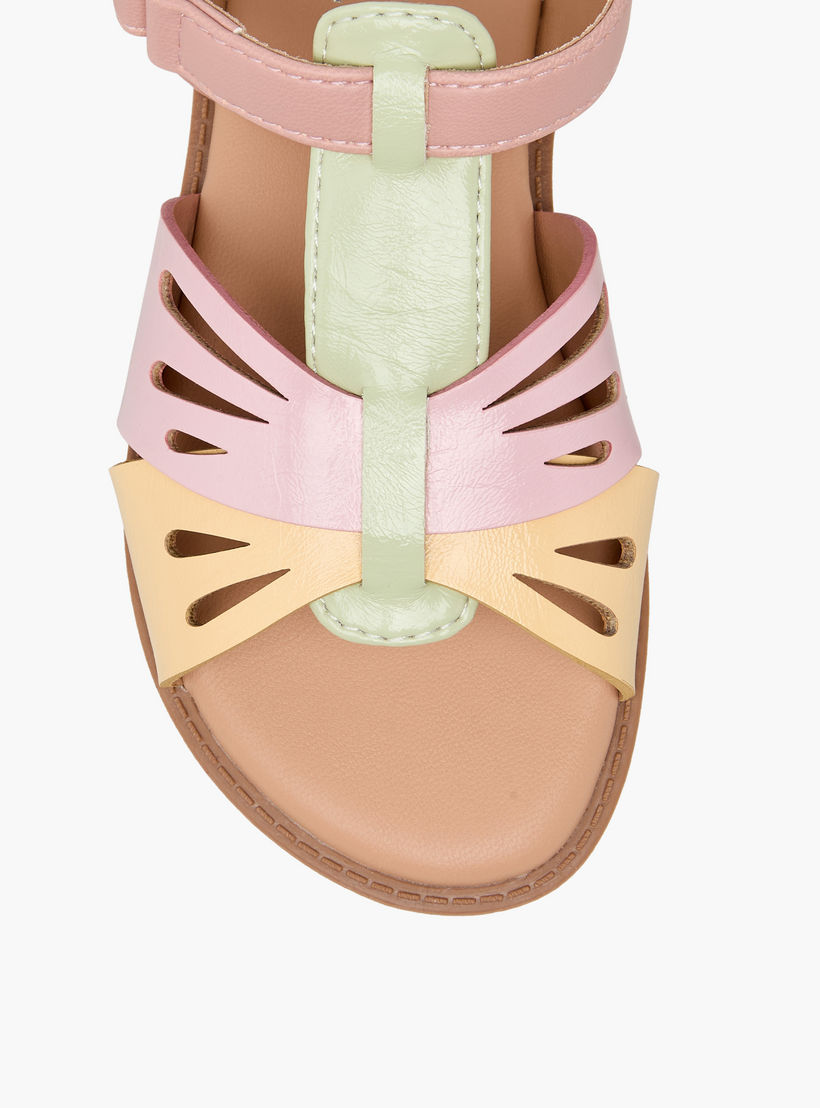صندل بقوالب ملونة بشريط إغلاق لاصق من جونيورز-girls-shoes-sandals-image-3