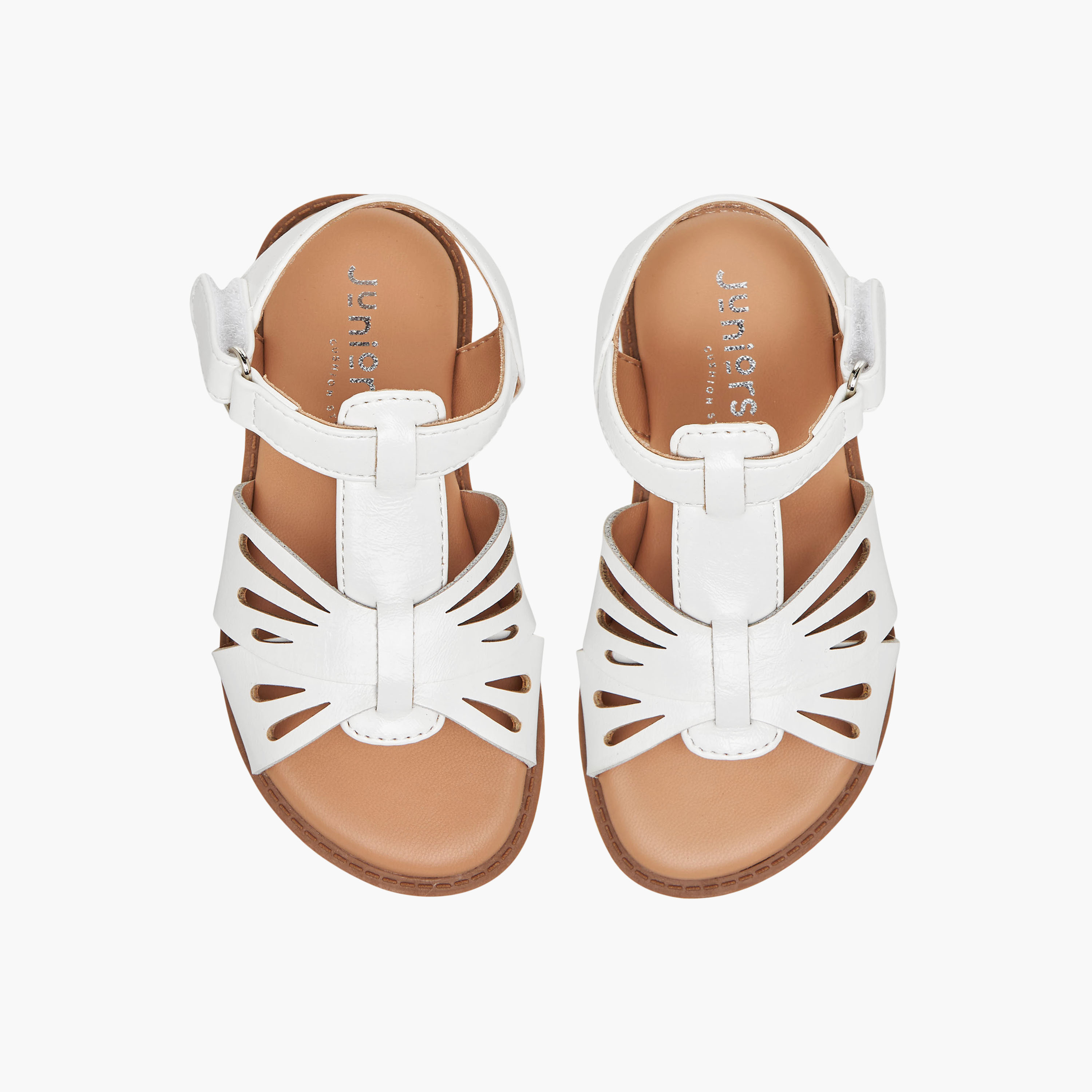 صندل بشريط إغلاق لاصق للبنات من جونيورز-girls-shoes-sandals-image-1