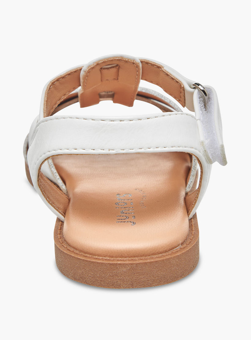 صندل بشريط إغلاق لاصق للبنات من جونيورز-girls-shoes-sandals-image-4
